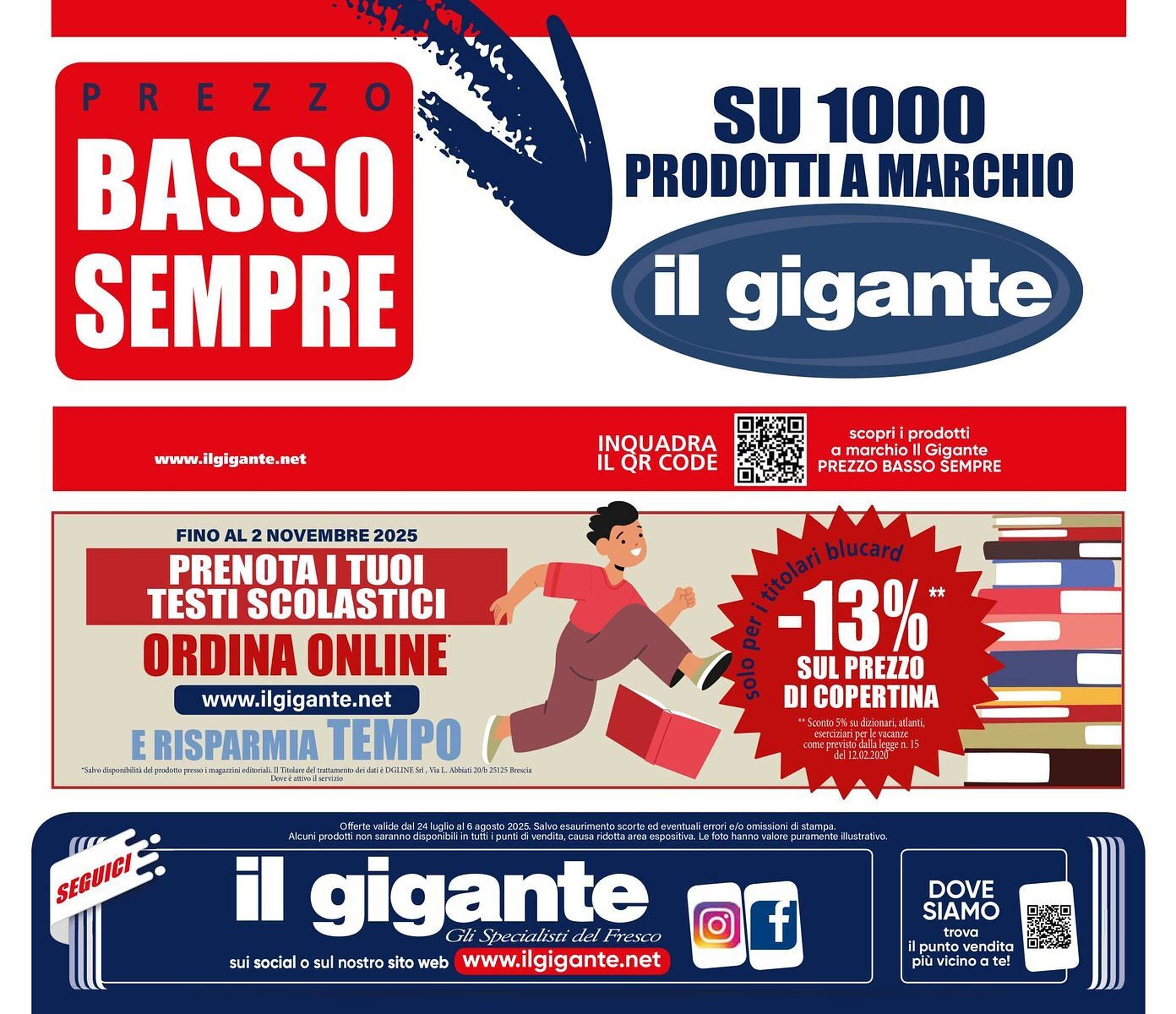Volantino Il Gigante (2025-07-24 - 2025-08-06)