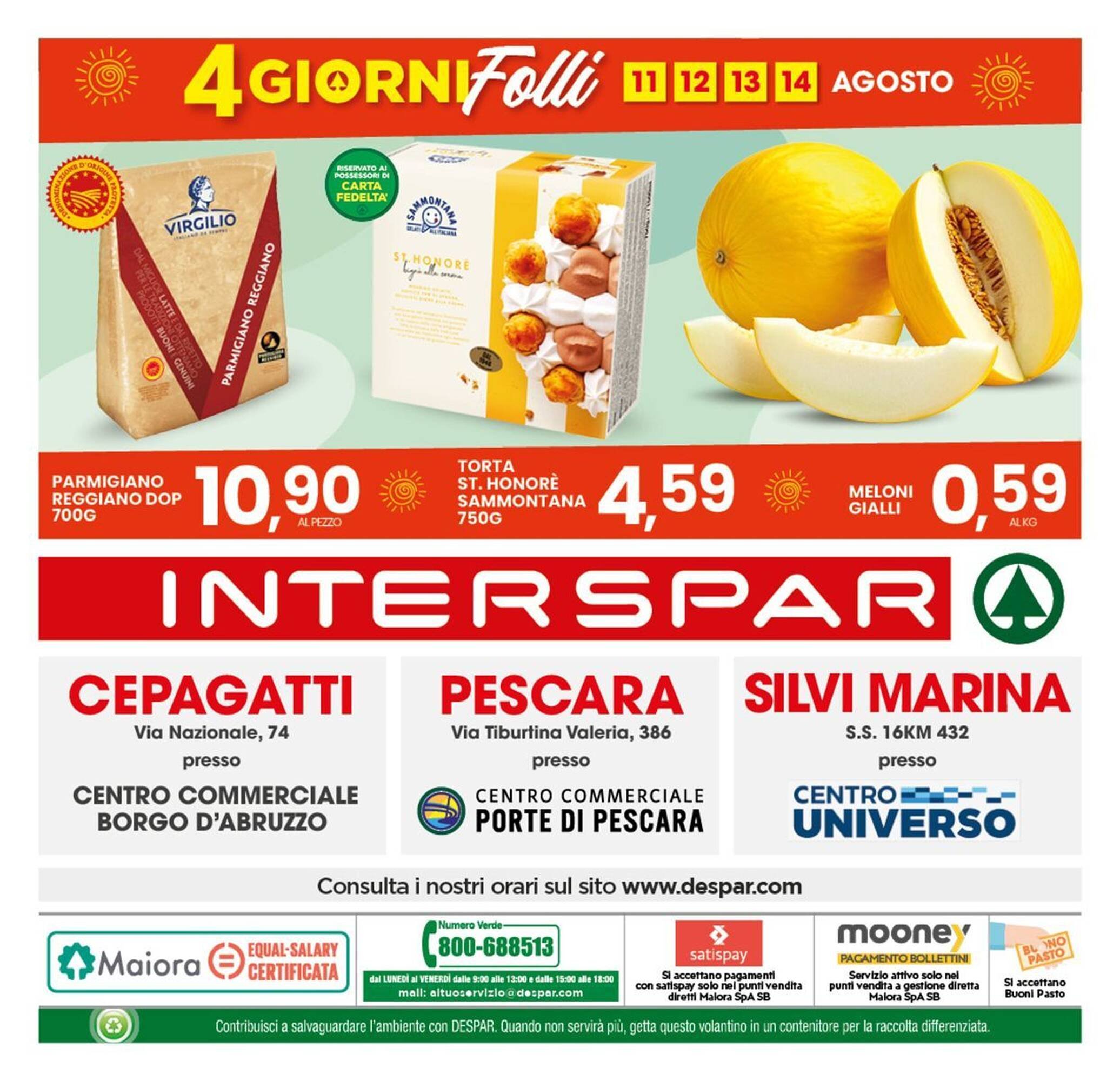 Volantino Interspar (2025-08-04 - 2025-08-14)