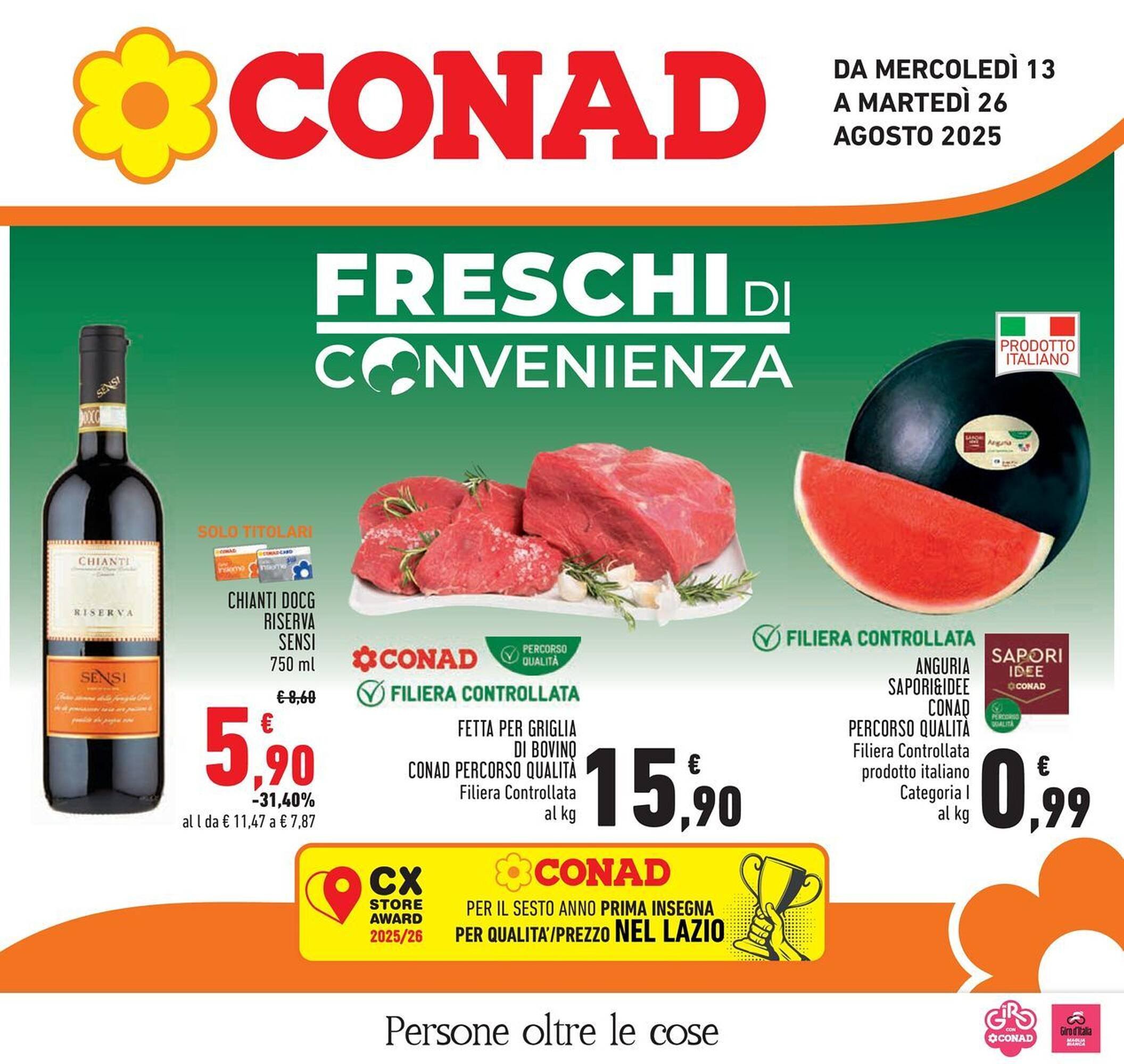 Volantino Conad (2025-08-13 - 2025-08-26)
