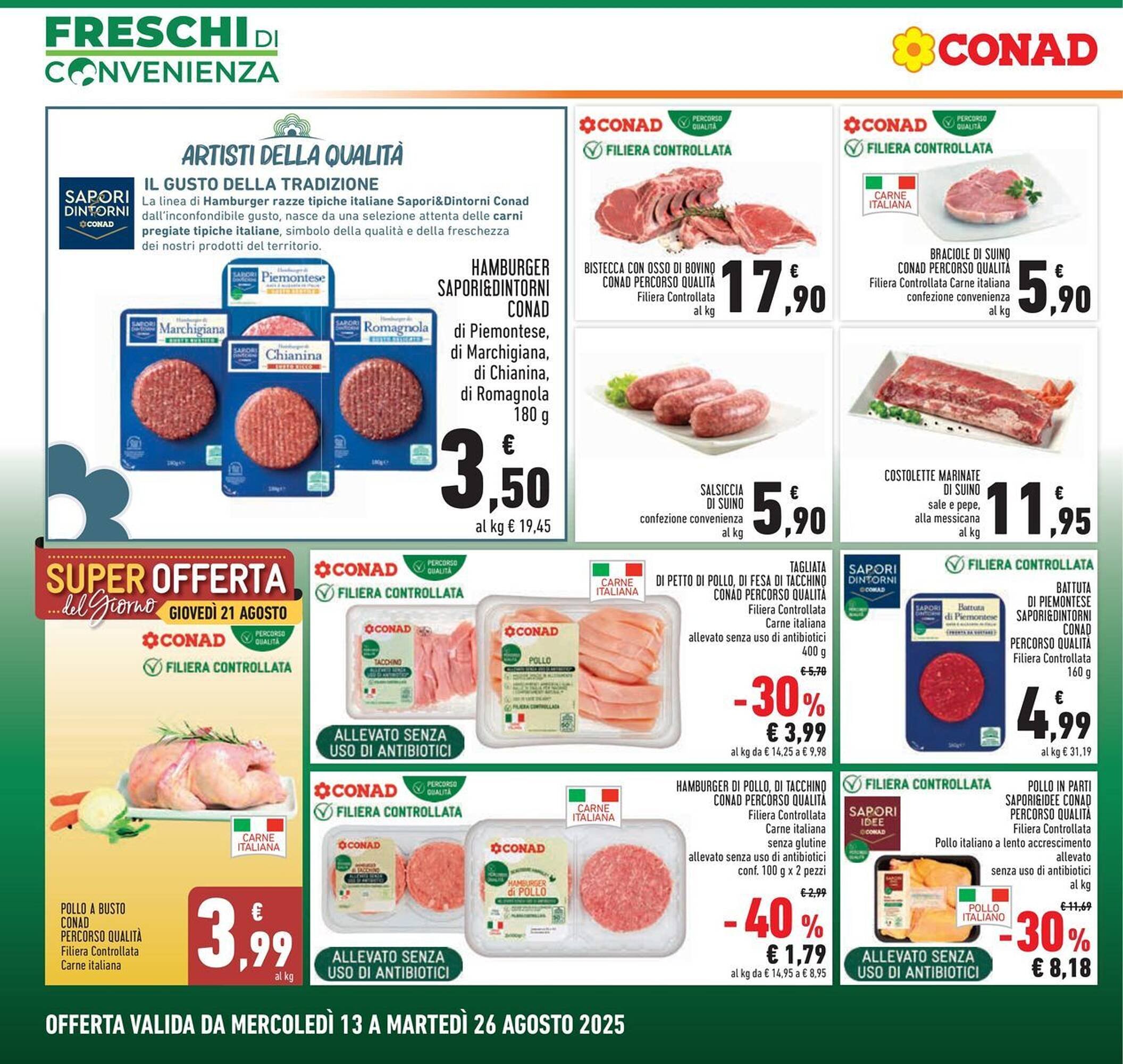 Volantino Conad (2025-08-13 - 2025-08-26)
