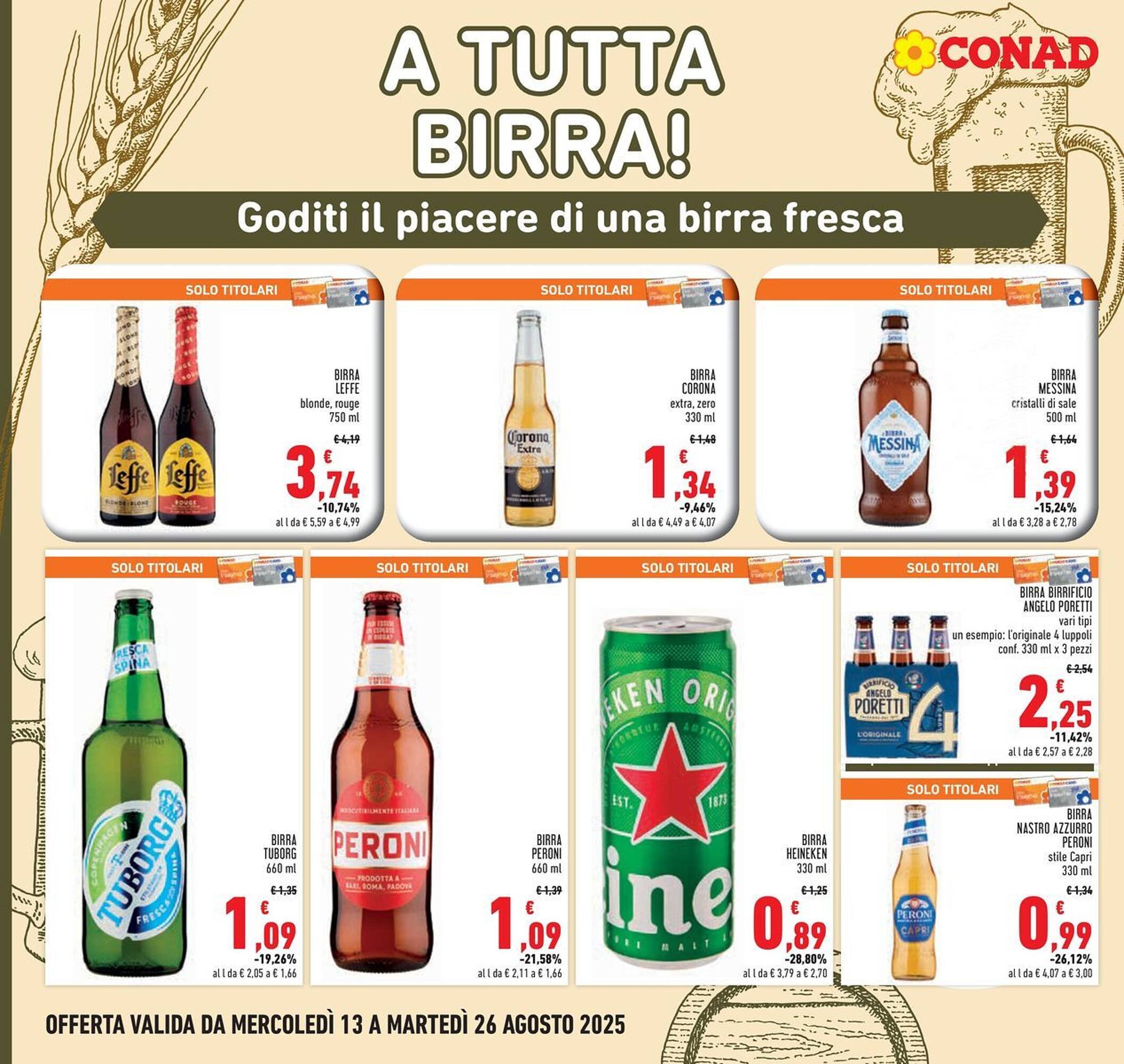 Volantino Conad (2025-08-13 - 2025-08-26)