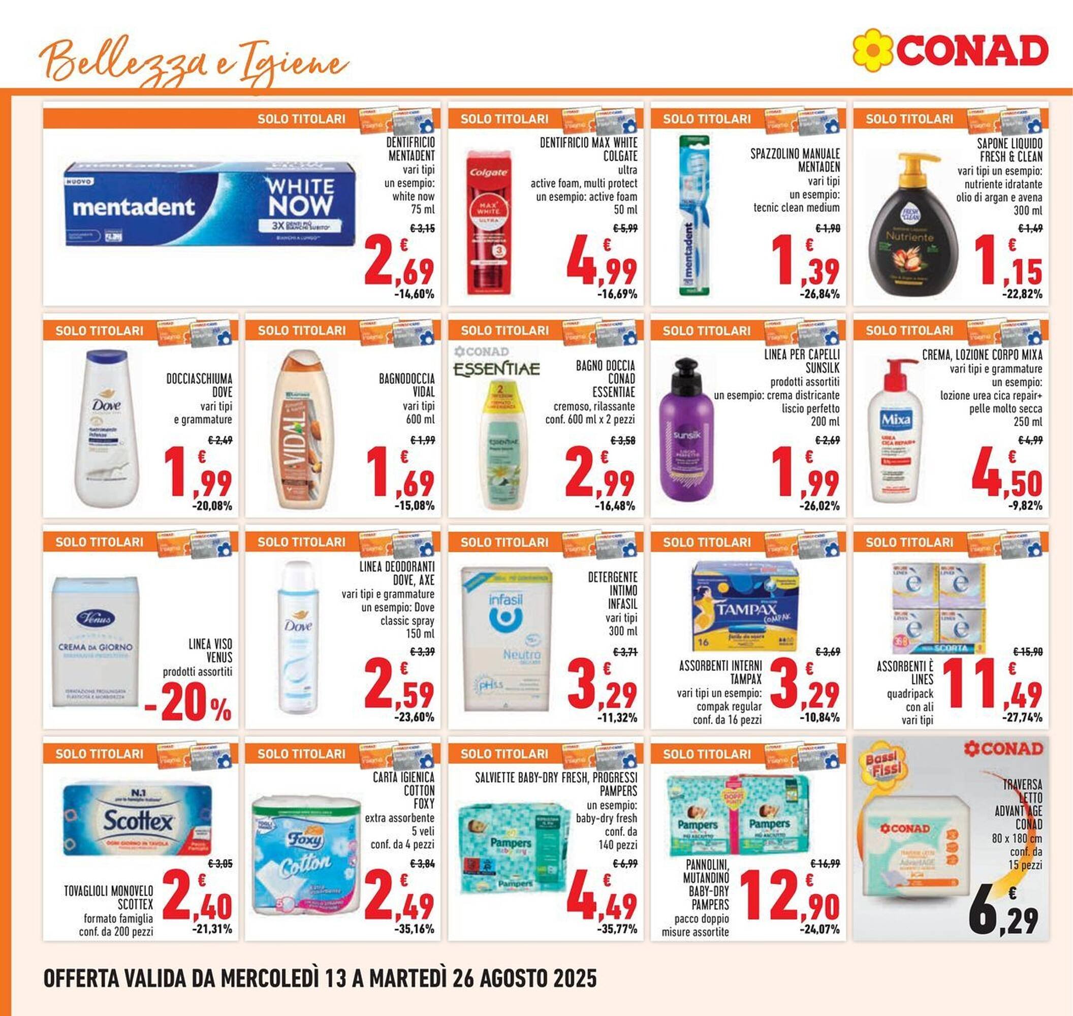Volantino Conad (2025-08-13 - 2025-08-26)