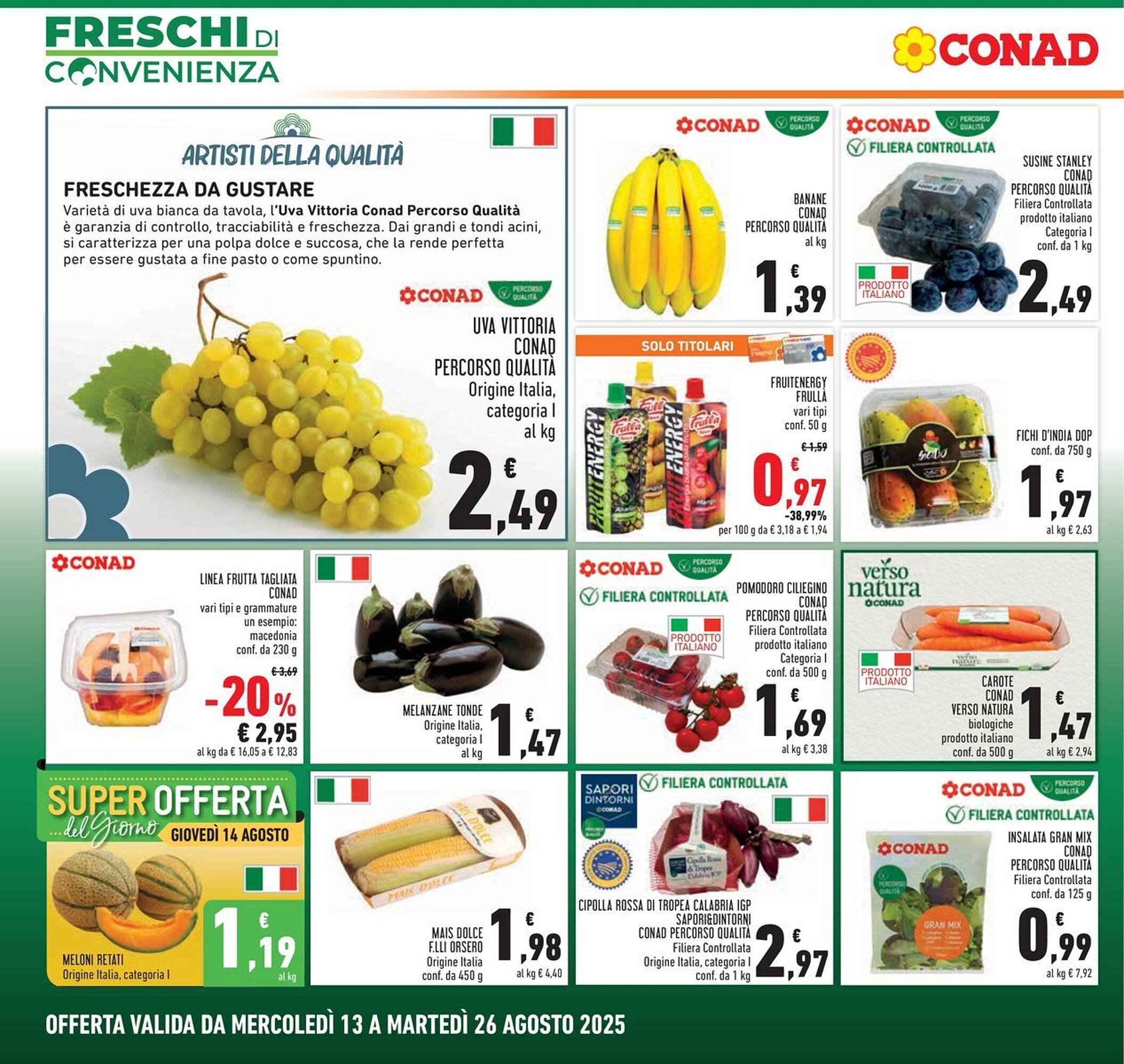 Volantino Conad (2025-08-13 - 2025-08-26)