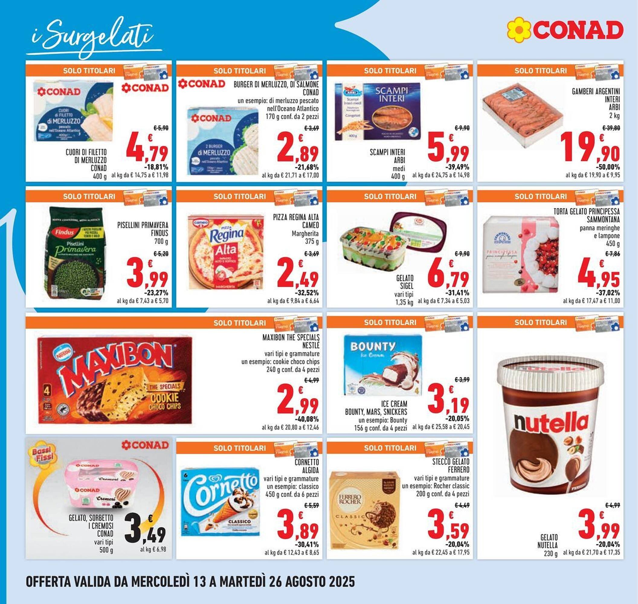 Volantino Conad (2025-08-13 - 2025-08-26)