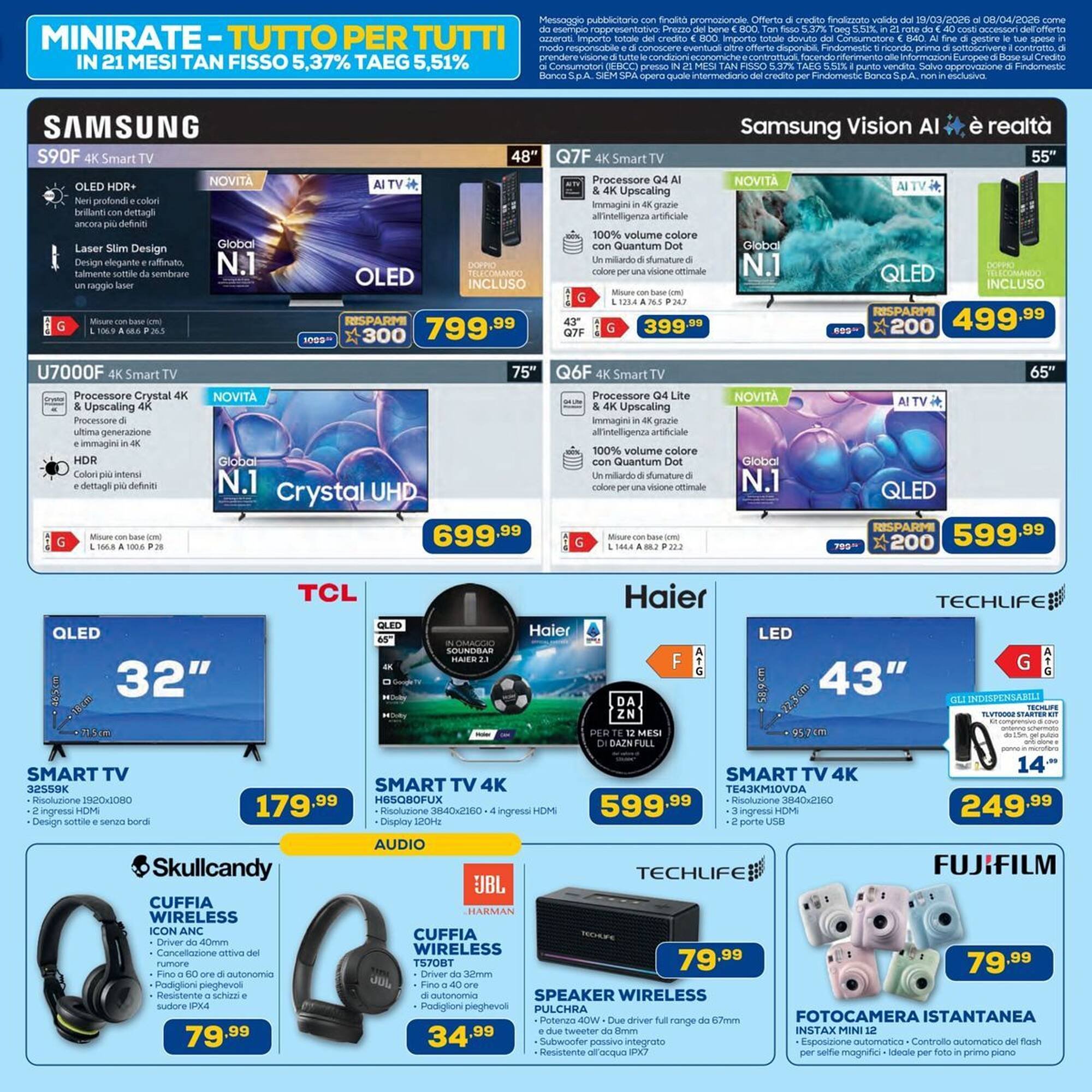 Volantino Euronics (2026-03-19 - 2026-04-08)