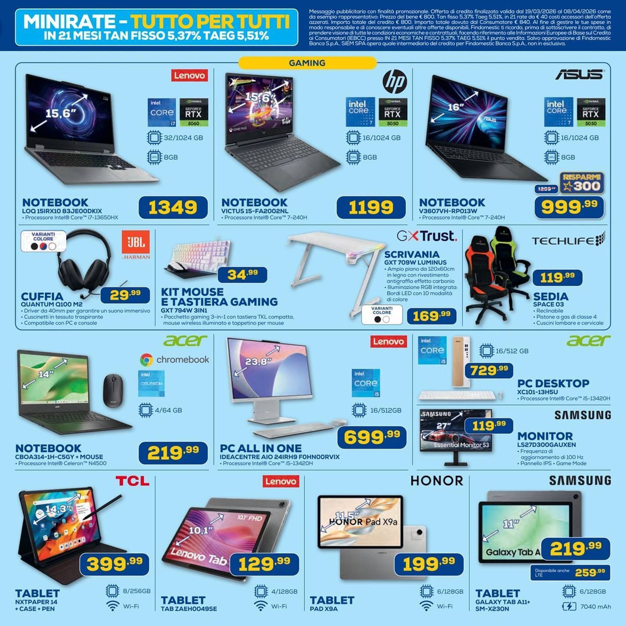 Volantino Euronics (2026-03-19 - 2026-04-08)