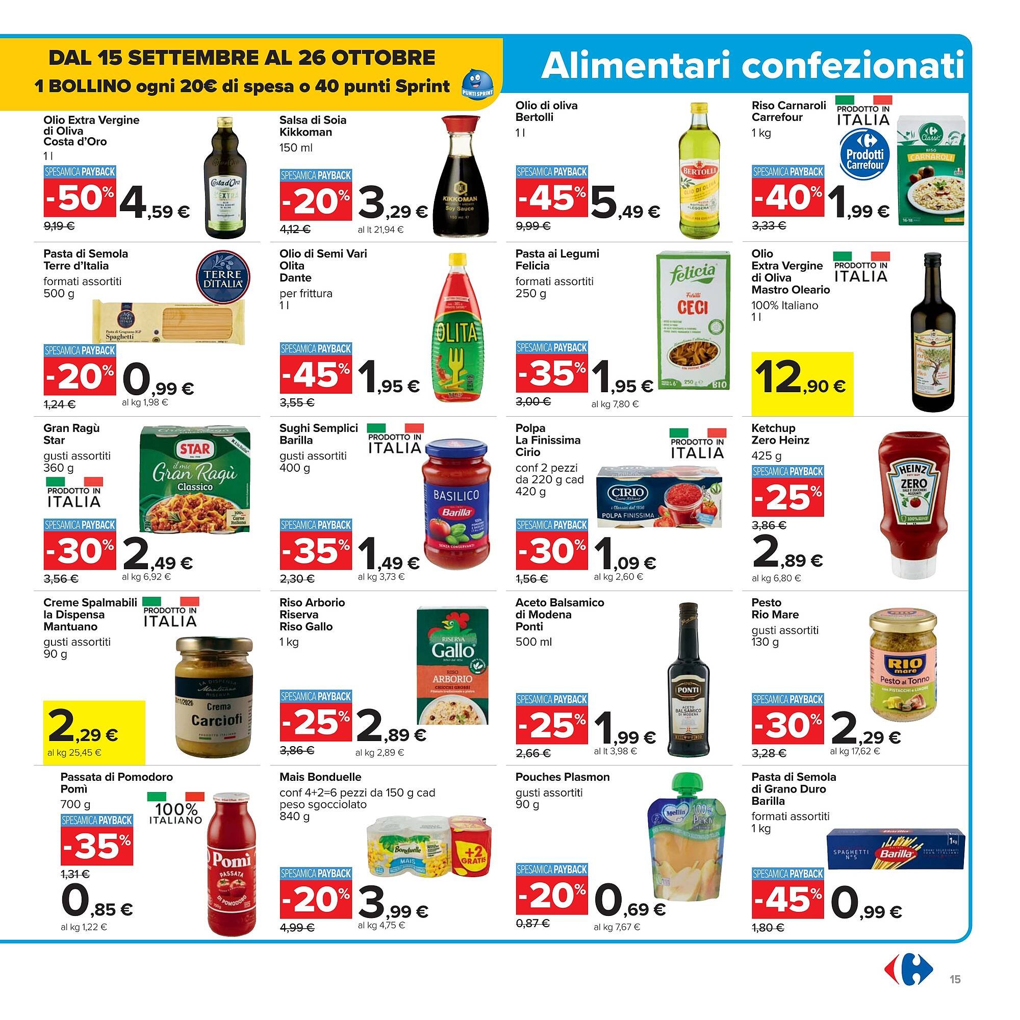 Volantino Carrefour (2025-09-15 - 2025-09-25)