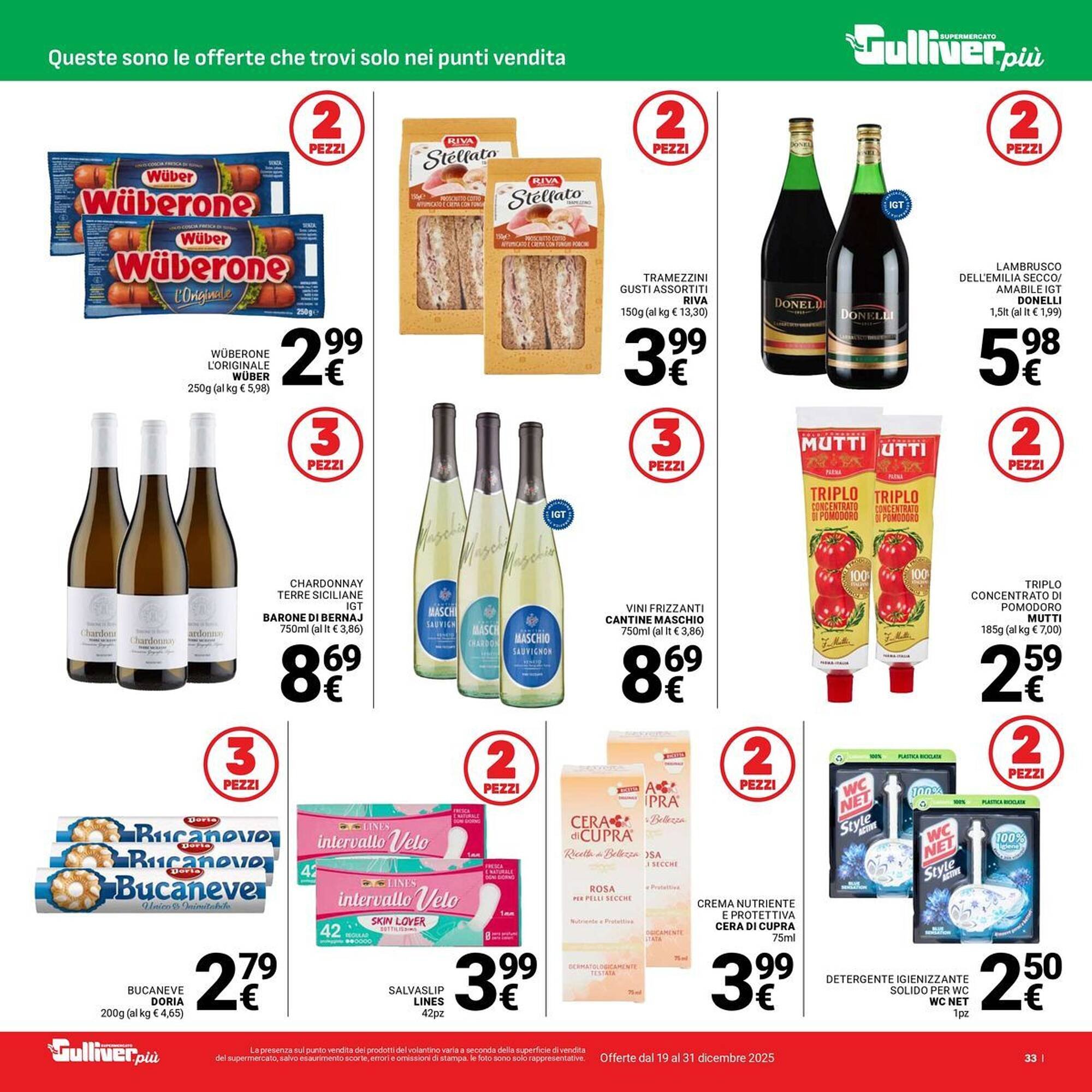 Volantino Supermercati Gulliver (2025-12-19 - 2025-12-31)