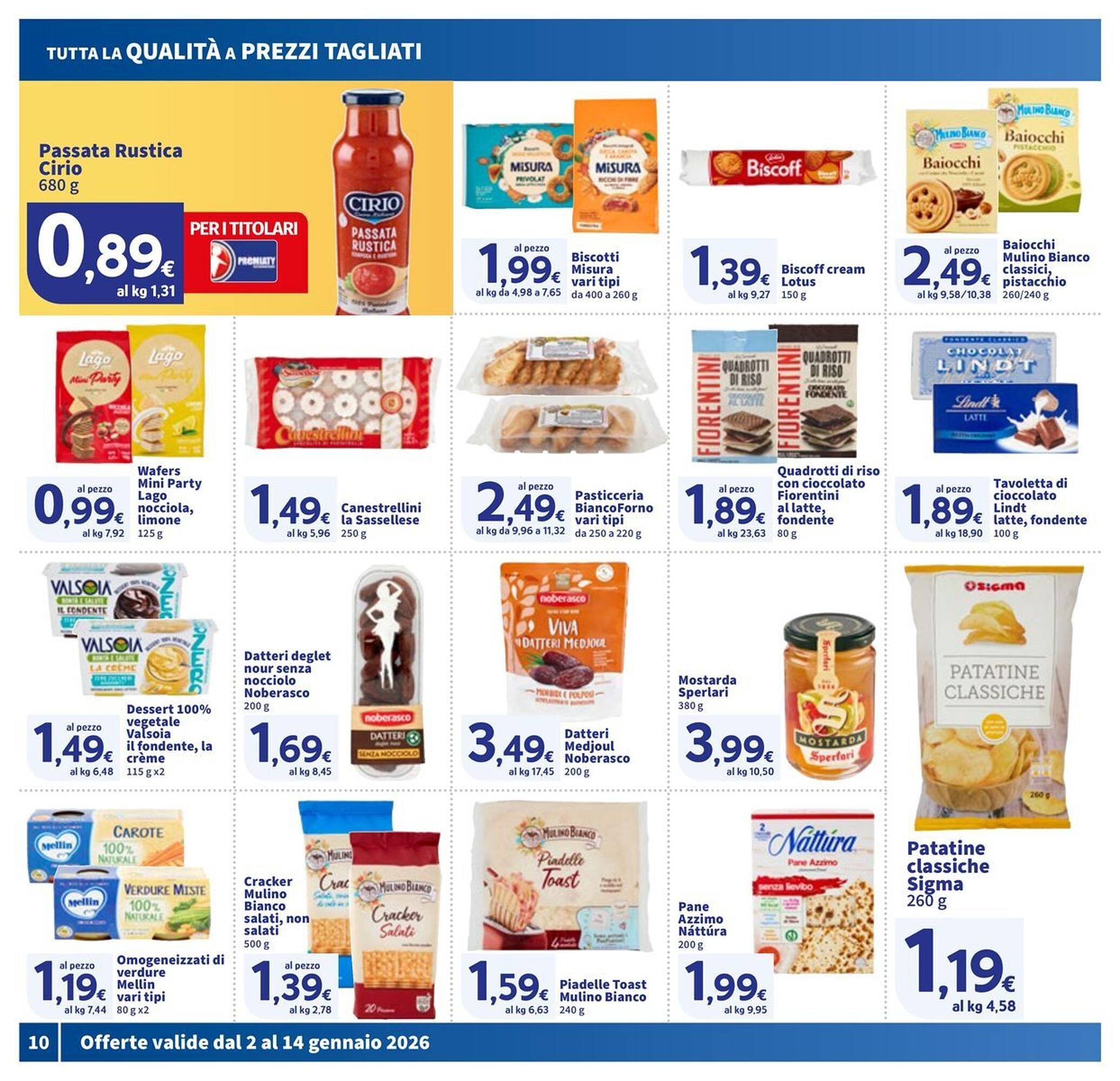 Volantino Sigma (2026-01-02 - 2026-01-14)