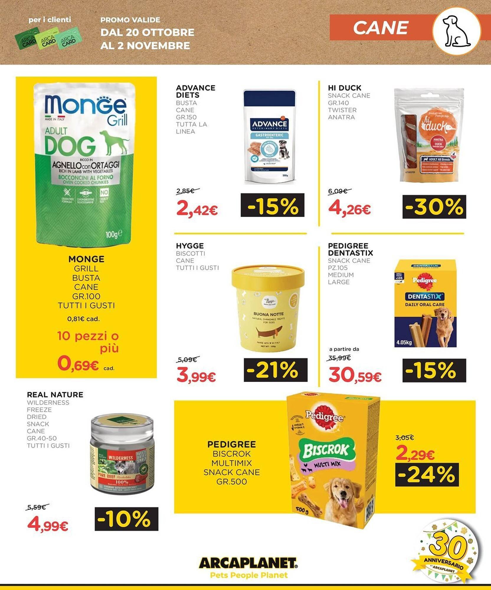 Volantino Arcaplanet (2025-10-20 - 2025-11-02)