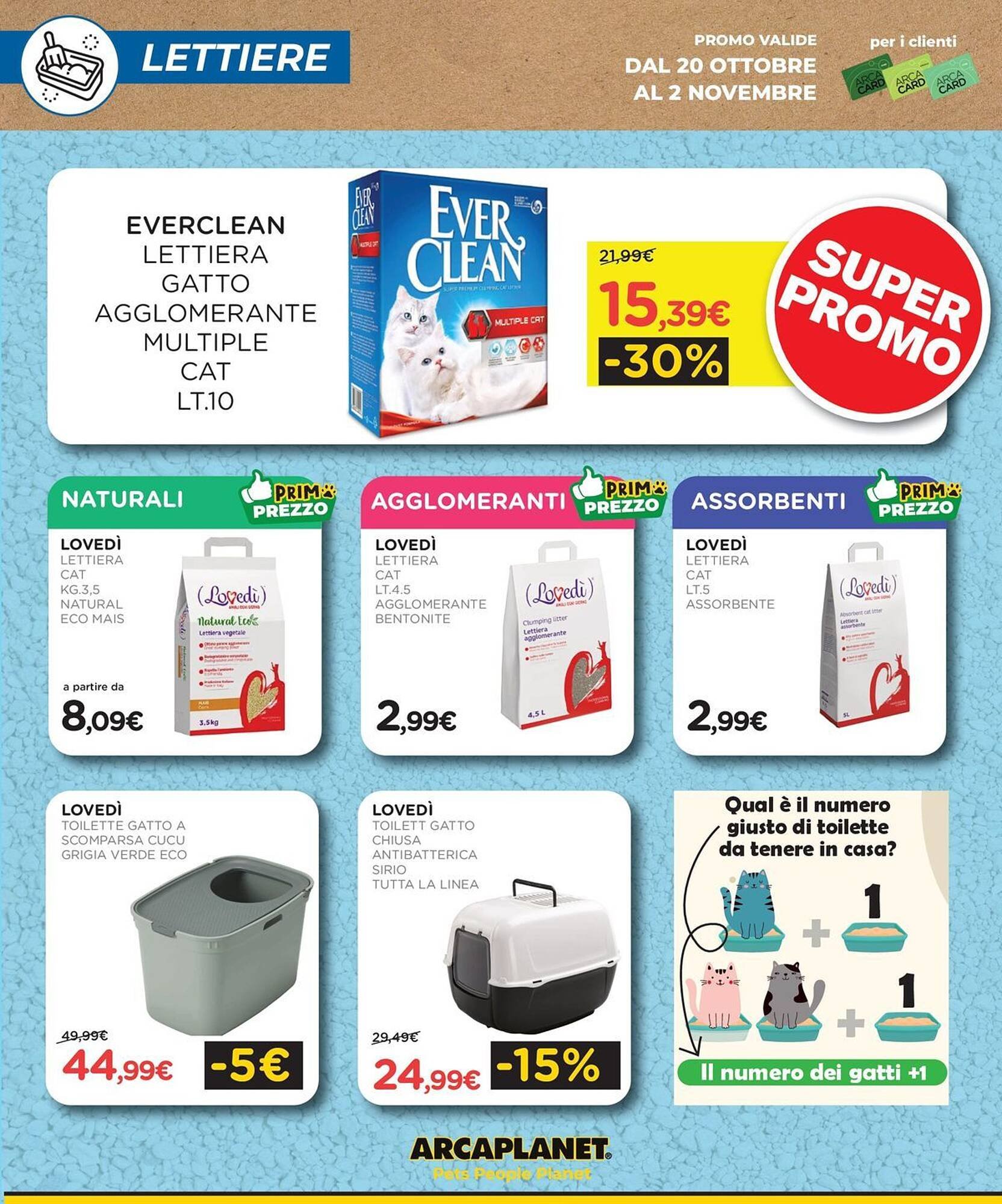 Volantino Arcaplanet (2025-10-20 - 2025-11-02)