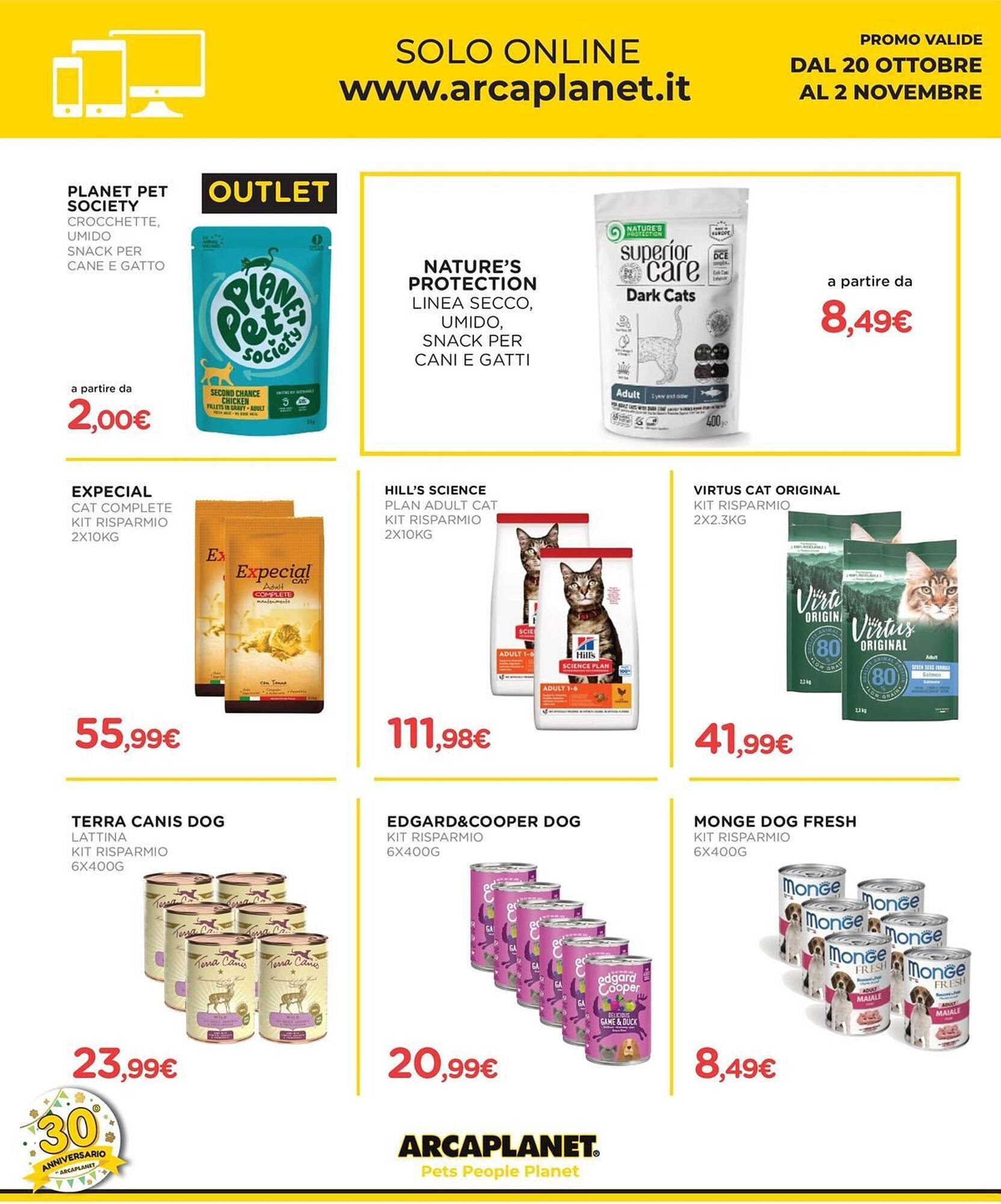Volantino Arcaplanet (2025-10-20 - 2025-11-02)