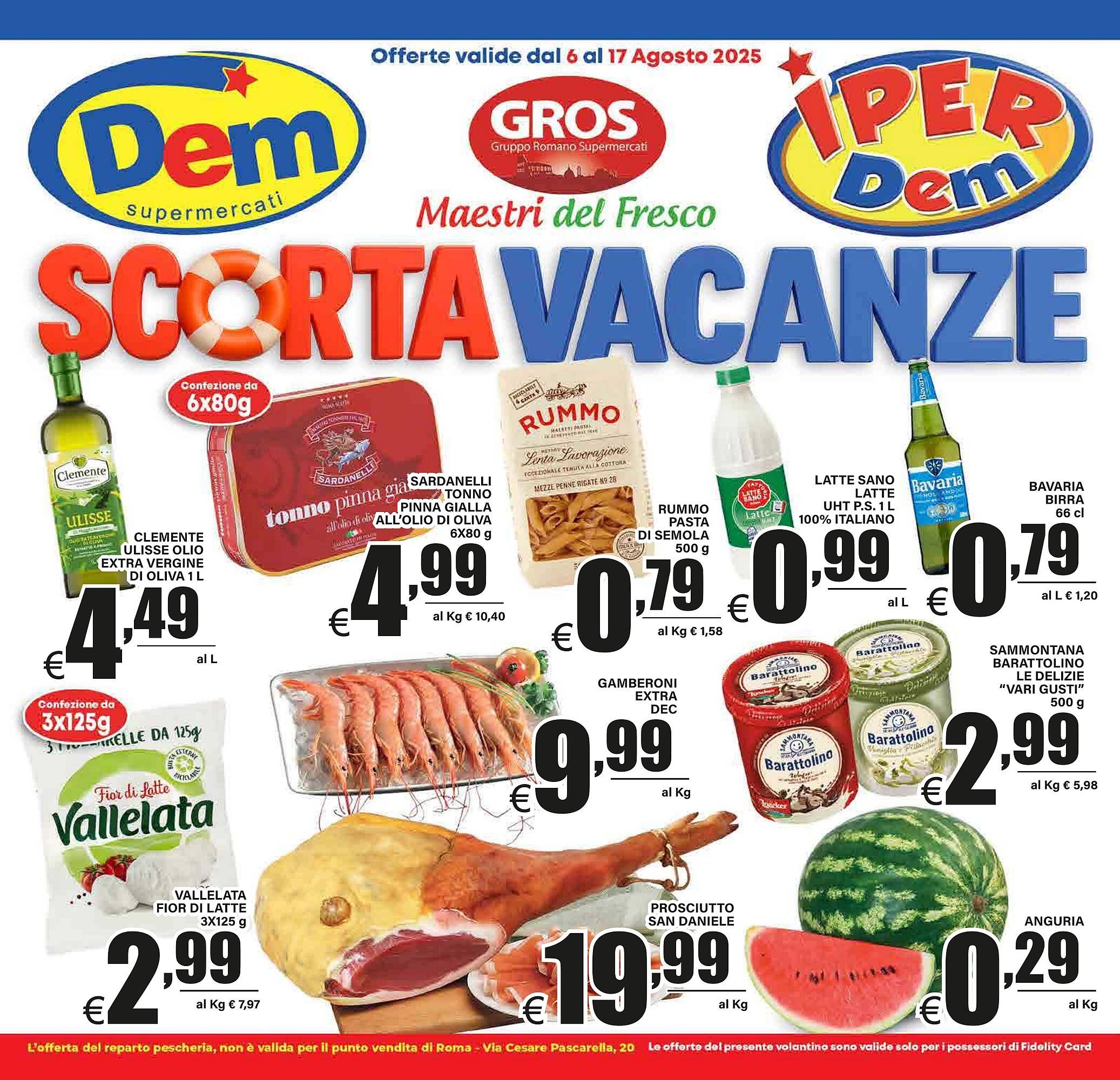 Volantino DEM (2025-08-06 - 2025-08-17)