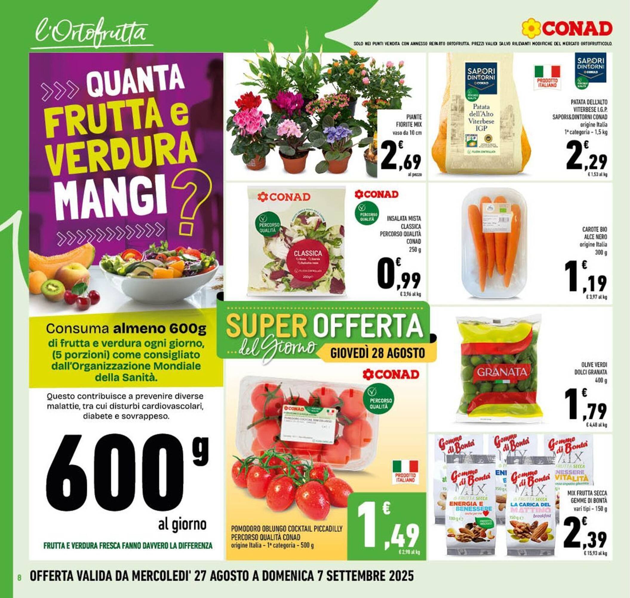 Volantino Conad (2025-08-27 - 2025-09-07)