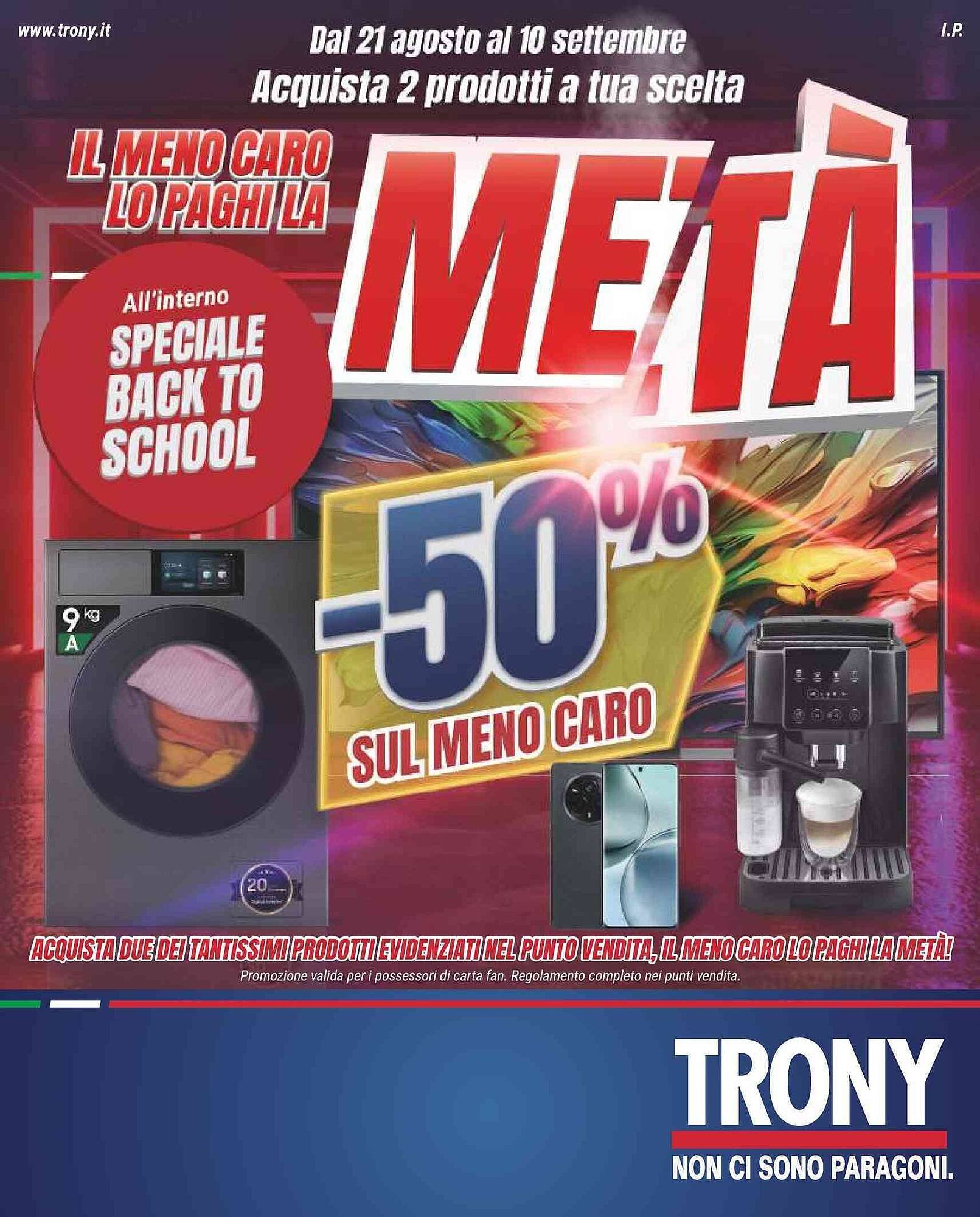 Volantino Trony (2025-08-21 - 2025-09-10)