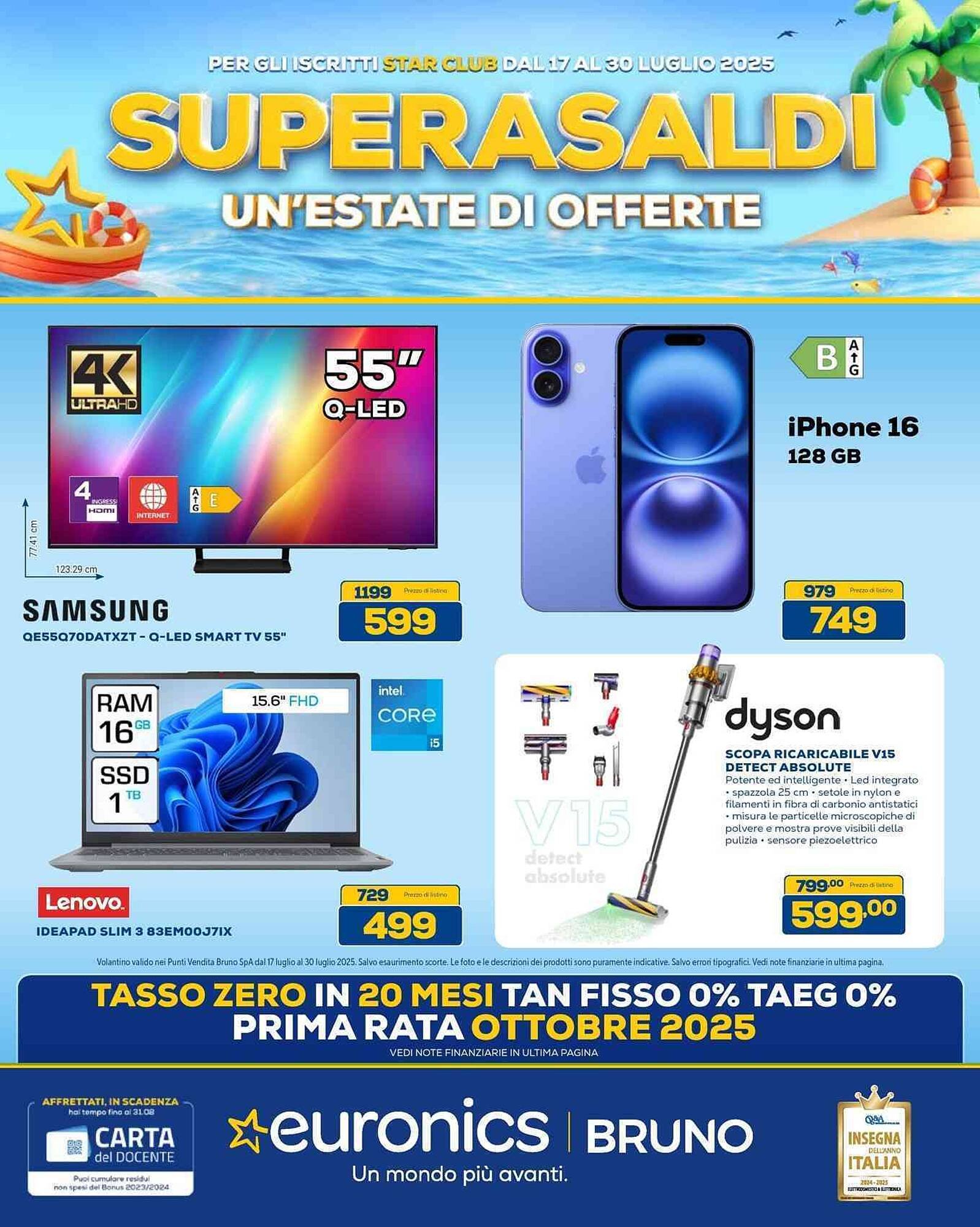 Volantino Euronics (2025-07-17 - 2025-07-30)