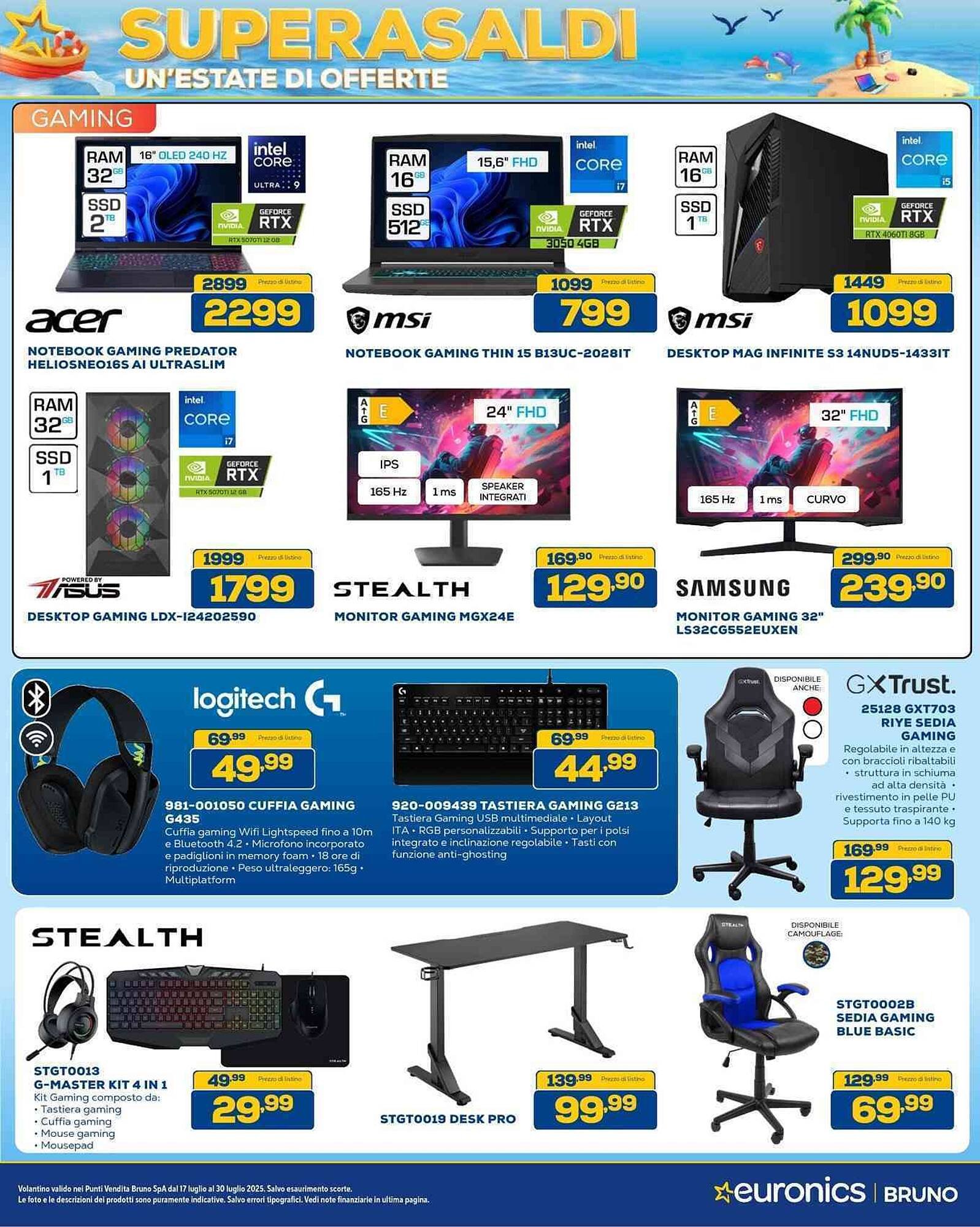 Volantino Euronics (2025-07-17 - 2025-07-30)