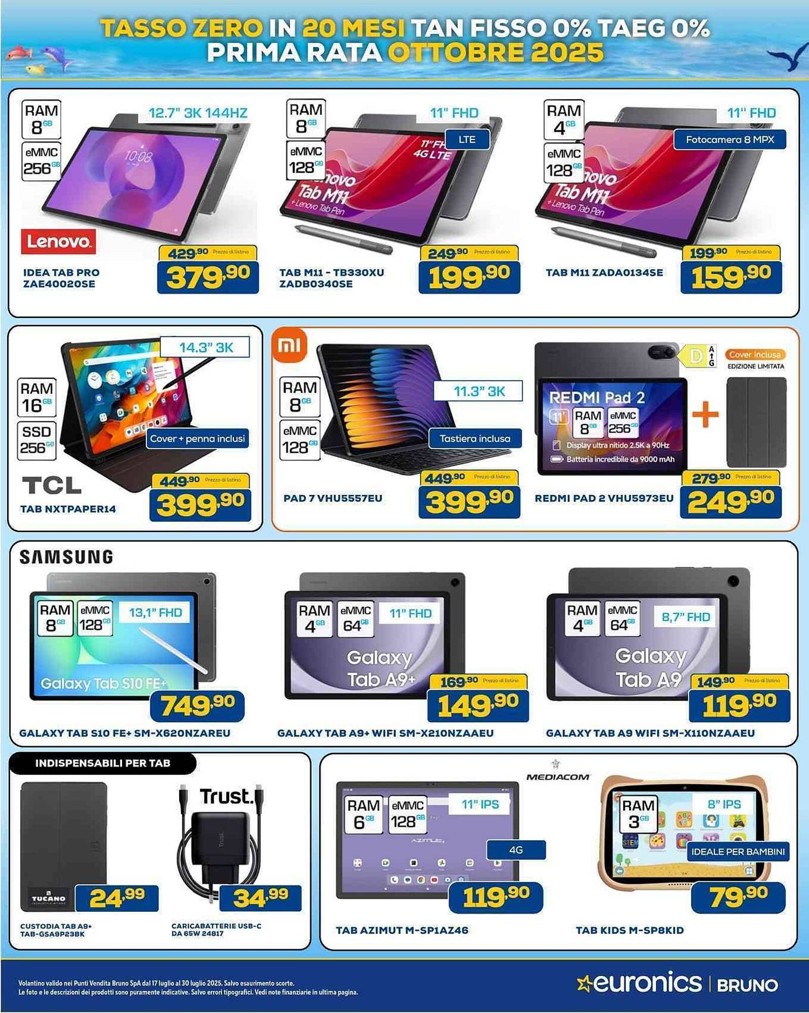 Volantino Euronics (2025-07-17 - 2025-07-30)
