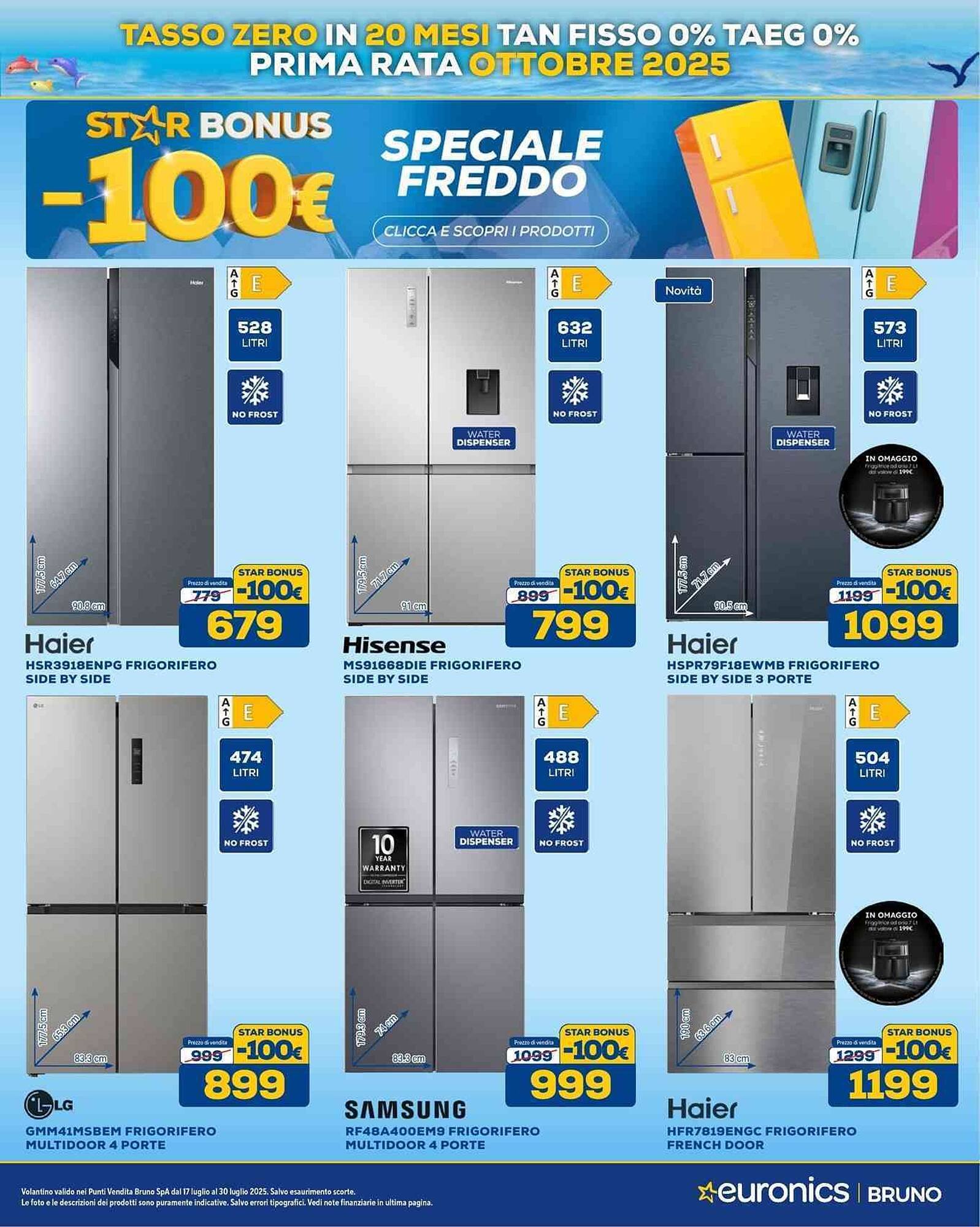 Volantino Euronics (2025-07-17 - 2025-07-30)