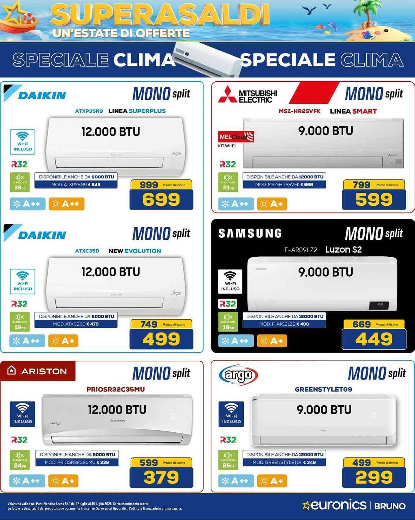 Volantino Euronics (2025-07-17 - 2025-07-30)