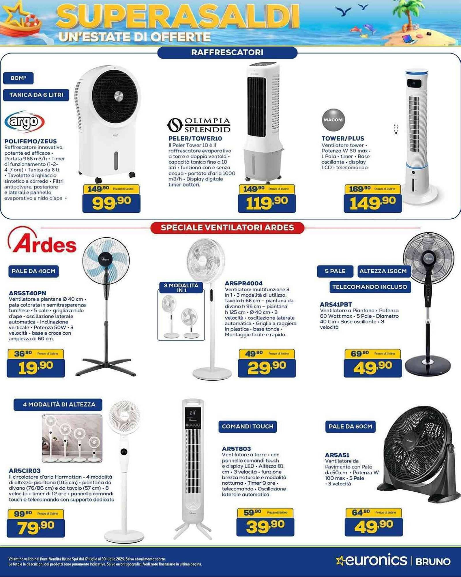 Volantino Euronics (2025-07-17 - 2025-07-30)