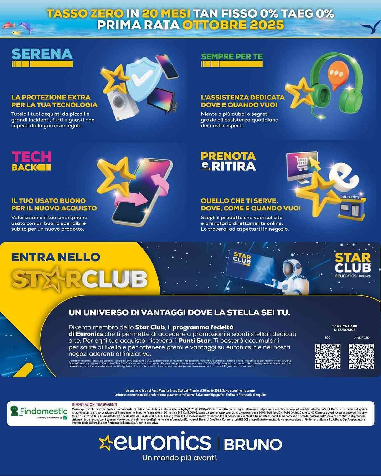 Volantino Euronics (2025-07-17 - 2025-07-30)