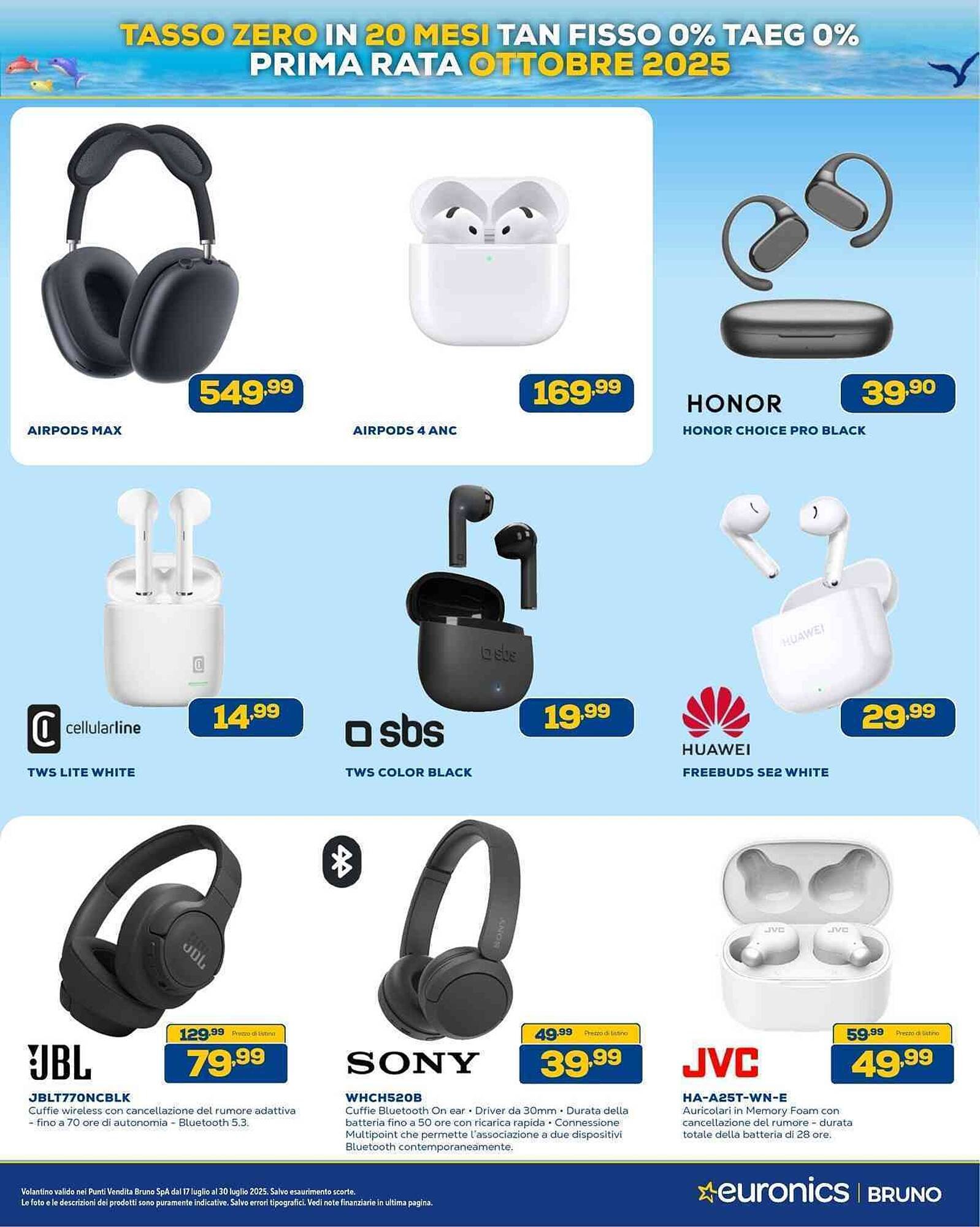 Volantino Euronics (2025-07-17 - 2025-07-30)