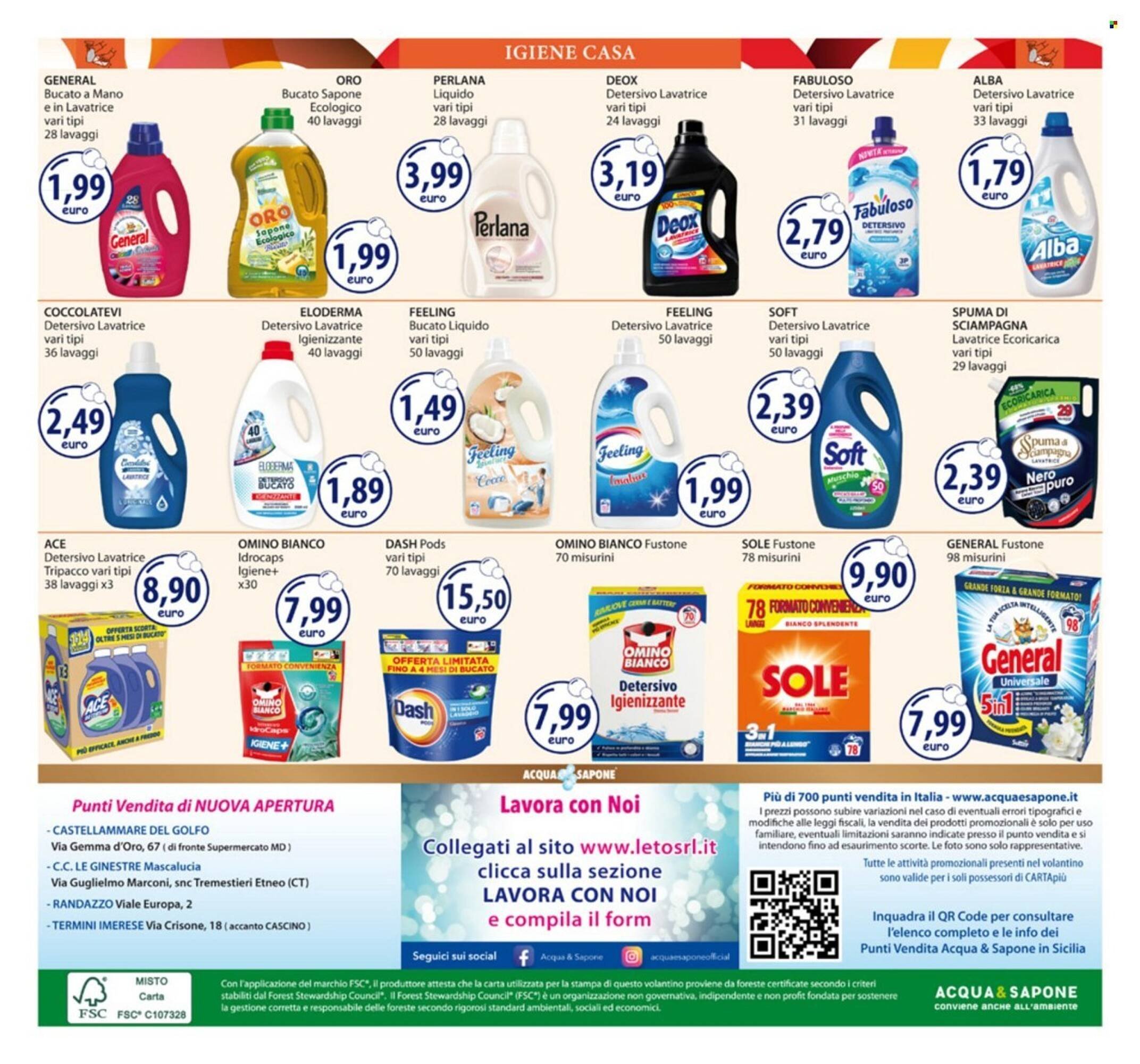 Volantino Acqua &amp; Sapone (2025-12-29 - 2026-01-11)