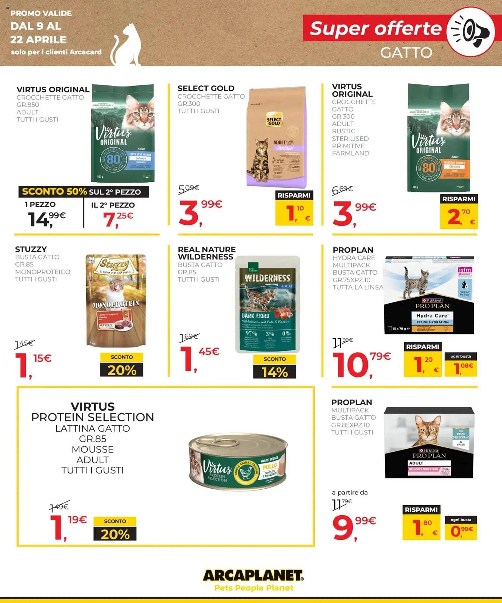 Volantino Arcaplanet (2026-04-09 - 2026-04-22)