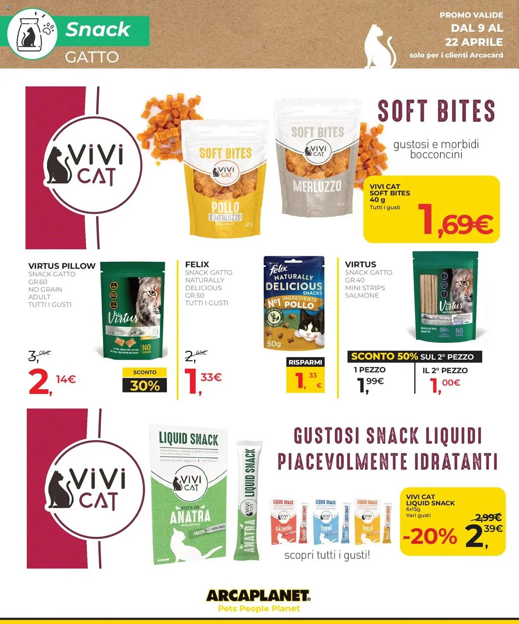 Volantino Arcaplanet (2026-04-09 - 2026-04-22)