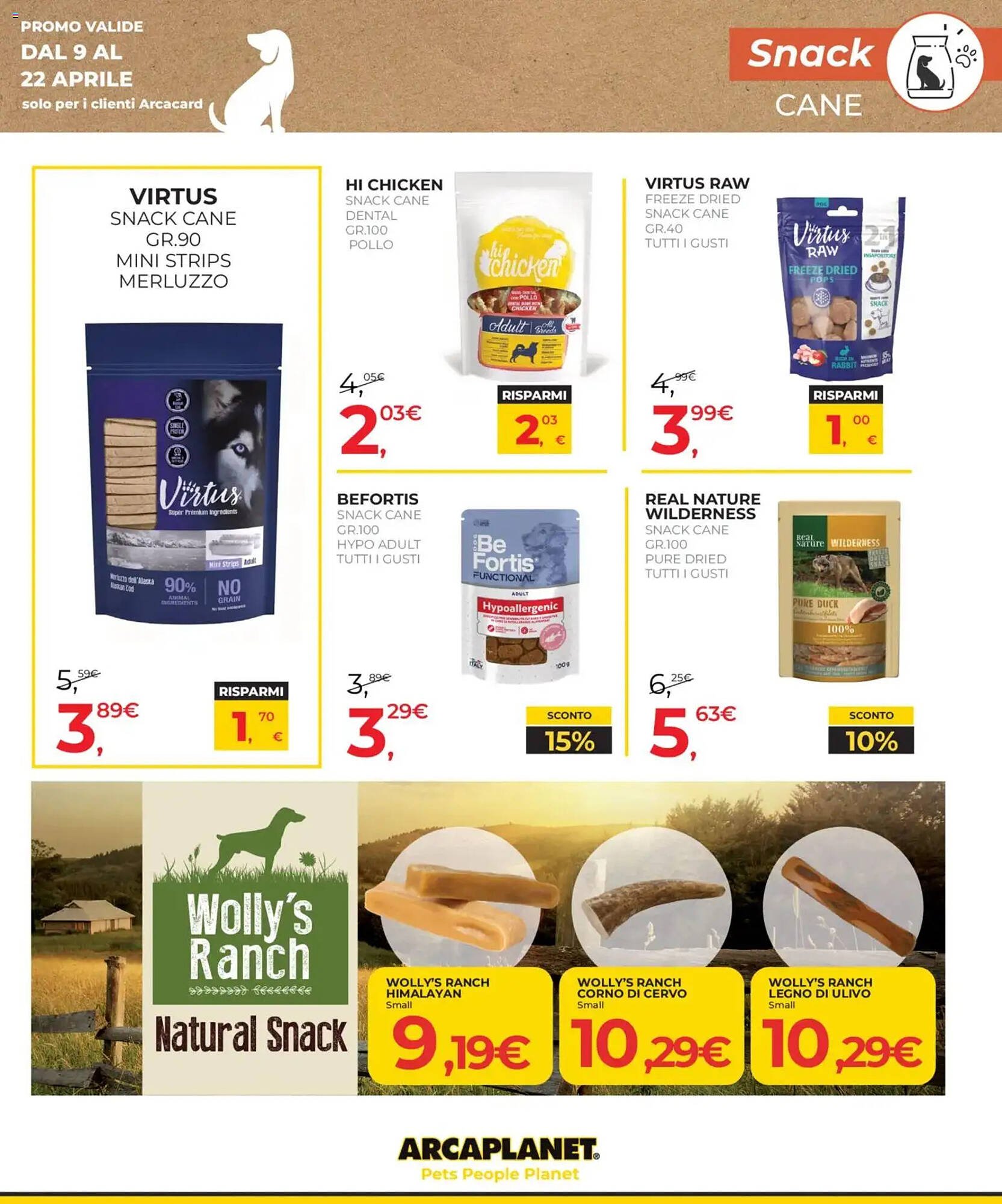 Volantino Arcaplanet (2026-04-09 - 2026-04-22)