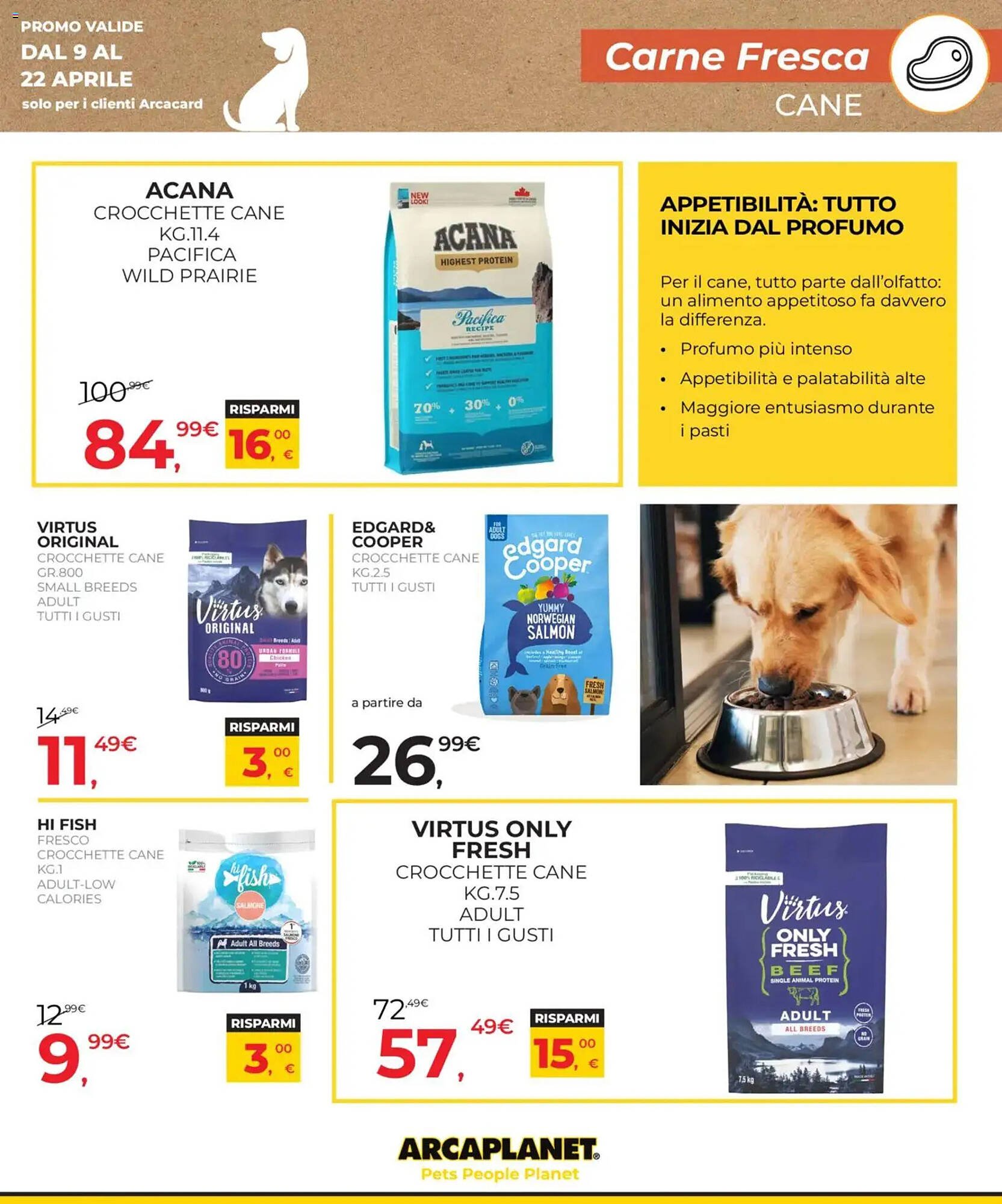 Volantino Arcaplanet (2026-04-09 - 2026-04-22)