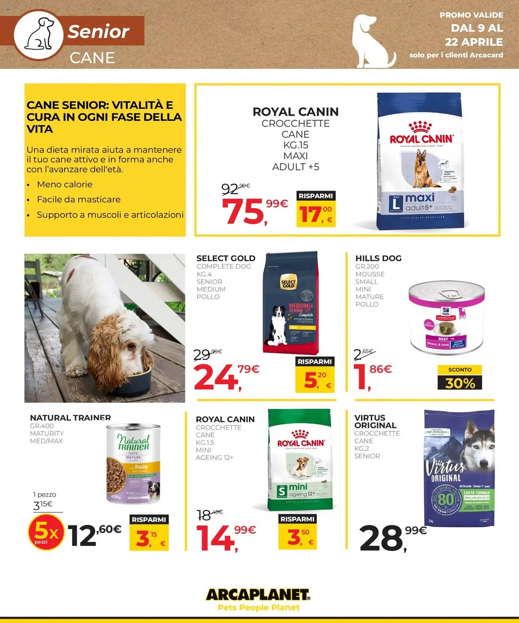 Volantino Arcaplanet (2026-04-09 - 2026-04-22)