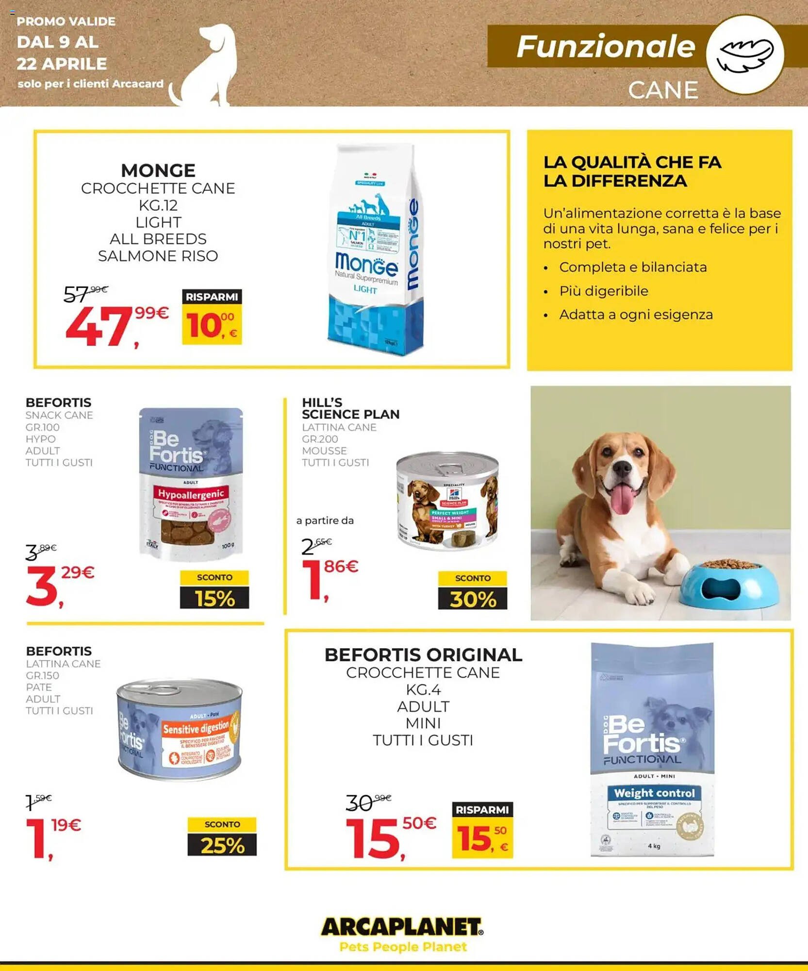 Volantino Arcaplanet (2026-04-09 - 2026-04-22)