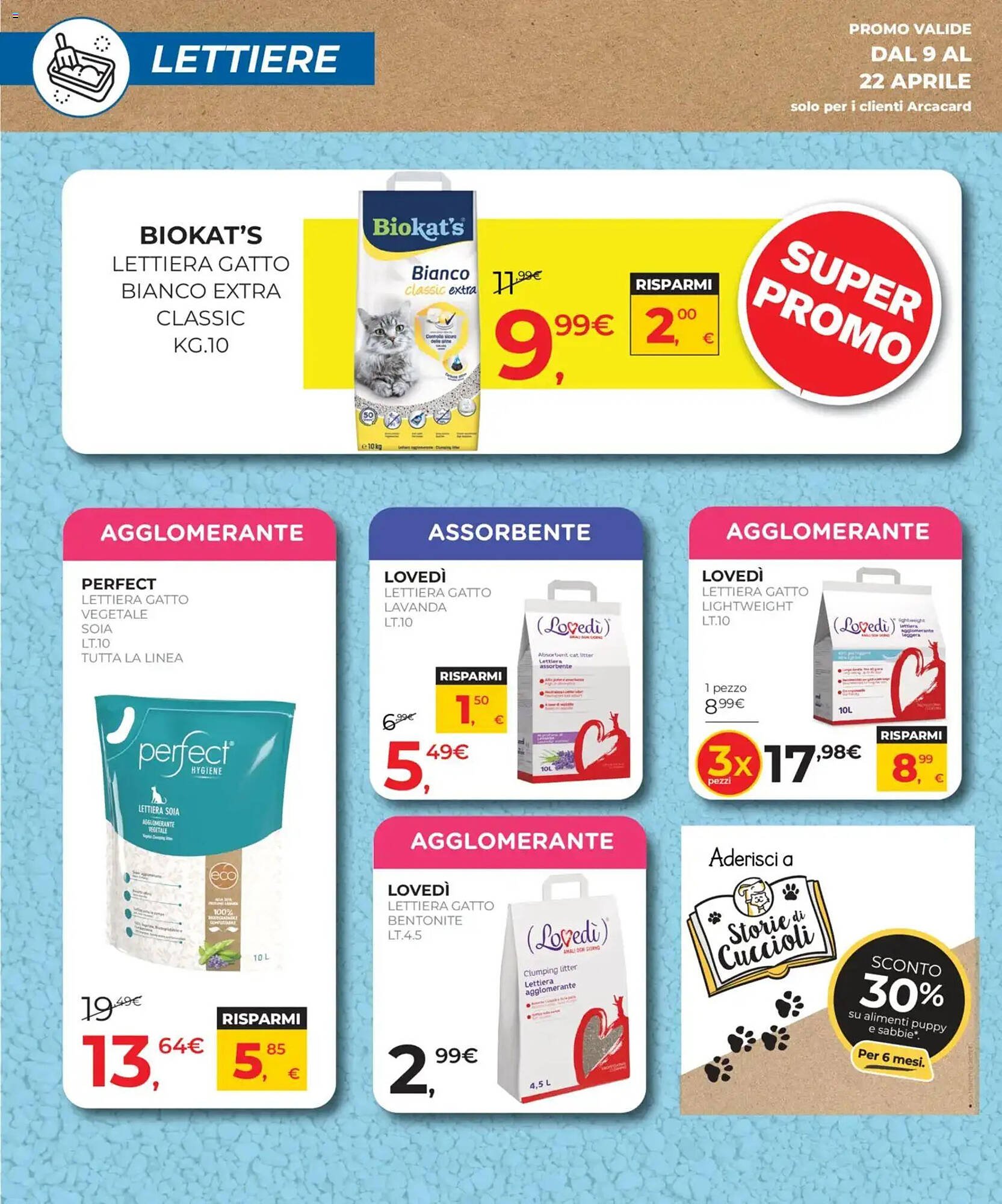 Volantino Arcaplanet (2026-04-09 - 2026-04-22)