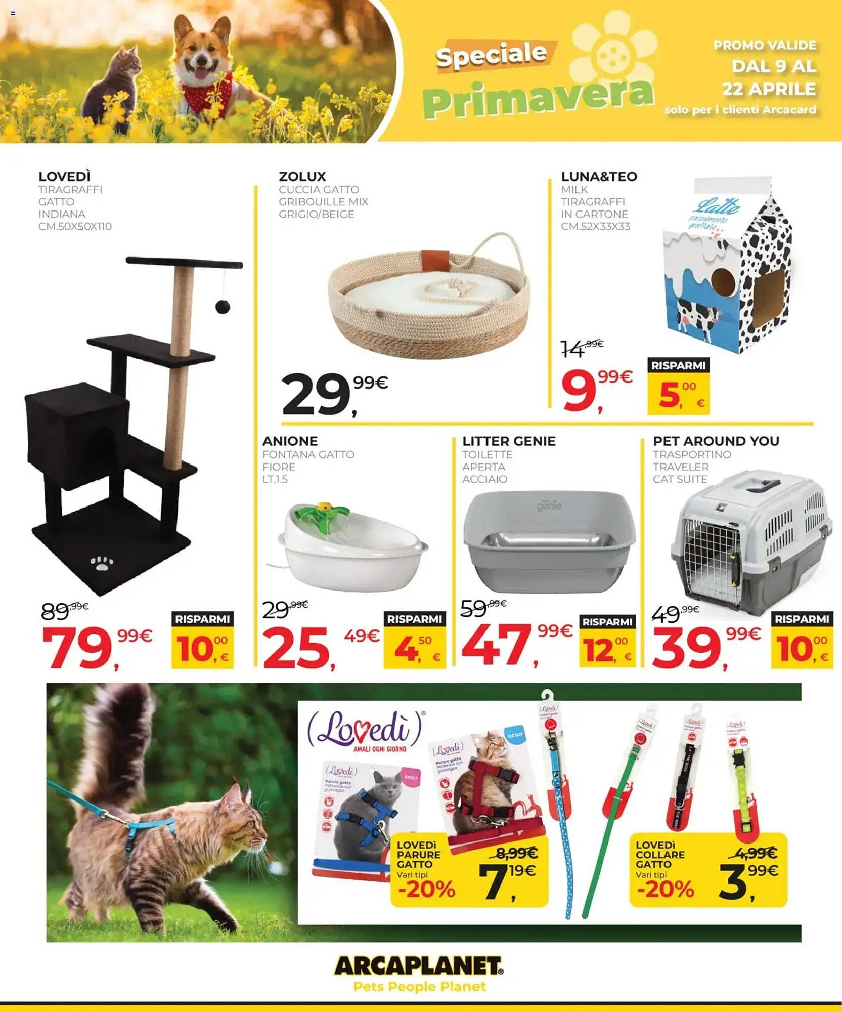 Volantino Arcaplanet (2026-04-09 - 2026-04-22)