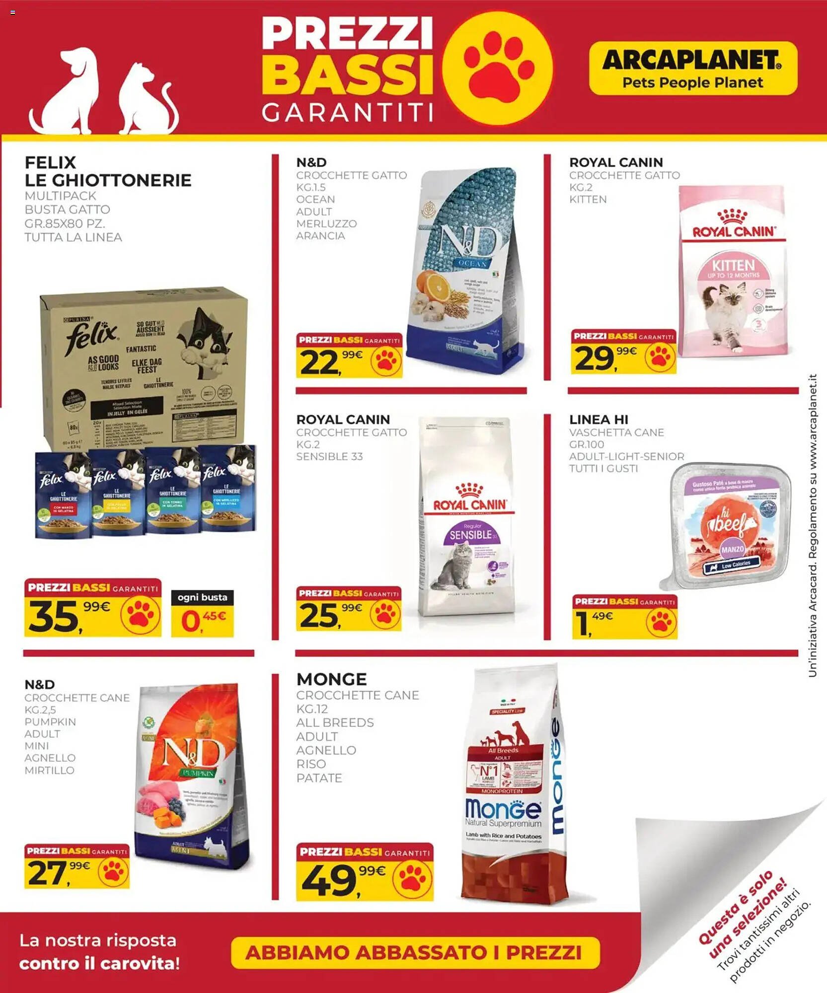 Volantino Arcaplanet (2026-04-09 - 2026-04-22)