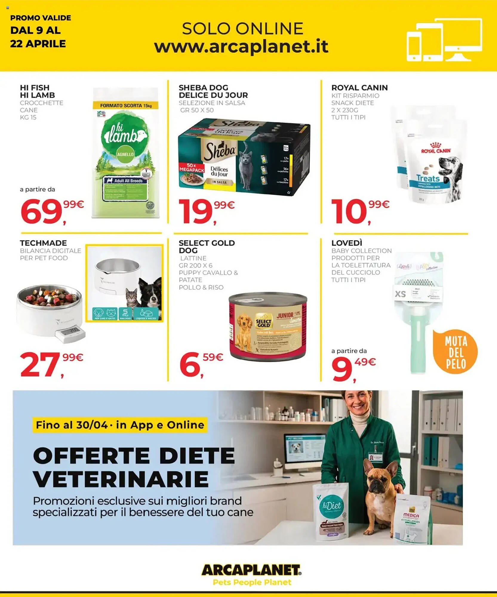 Volantino Arcaplanet (2026-04-09 - 2026-04-22)
