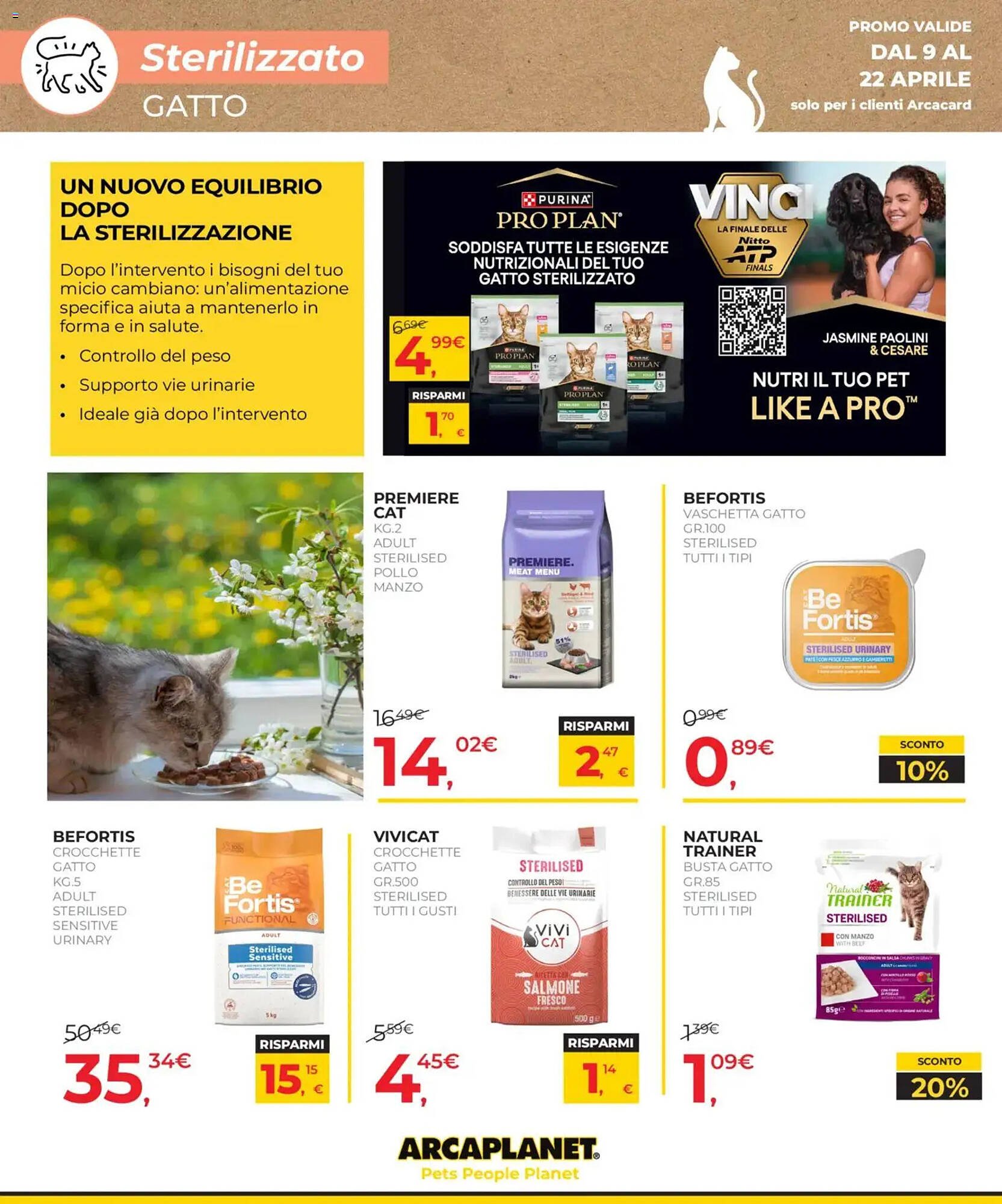 Volantino Arcaplanet (2026-04-09 - 2026-04-22)