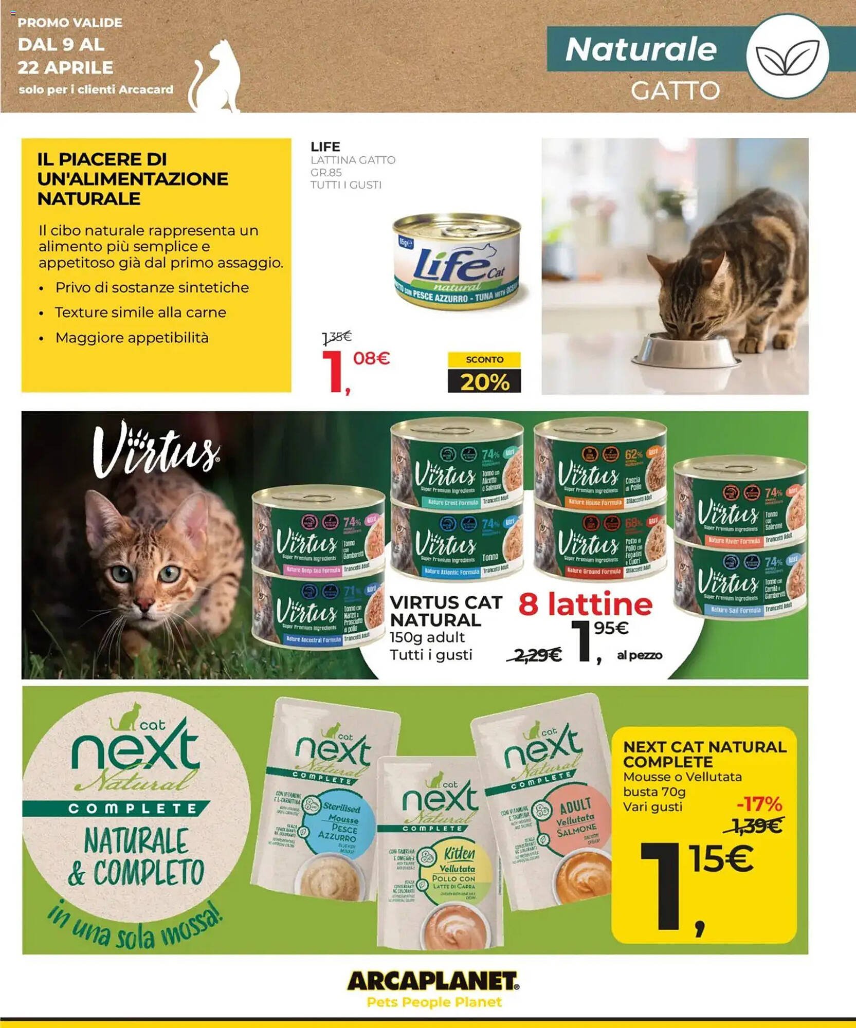 Volantino Arcaplanet (2026-04-09 - 2026-04-22)