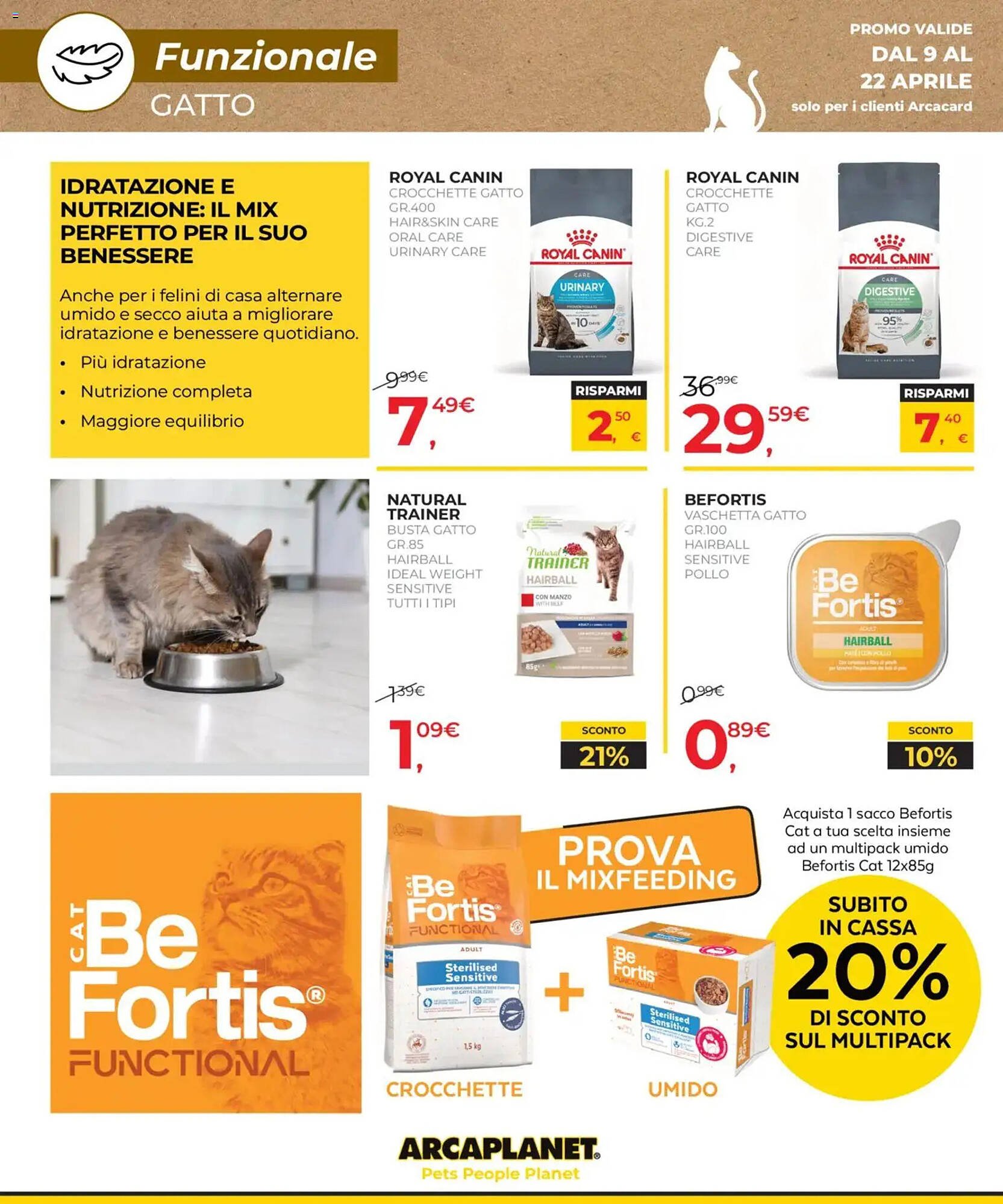 Volantino Arcaplanet (2026-04-09 - 2026-04-22)