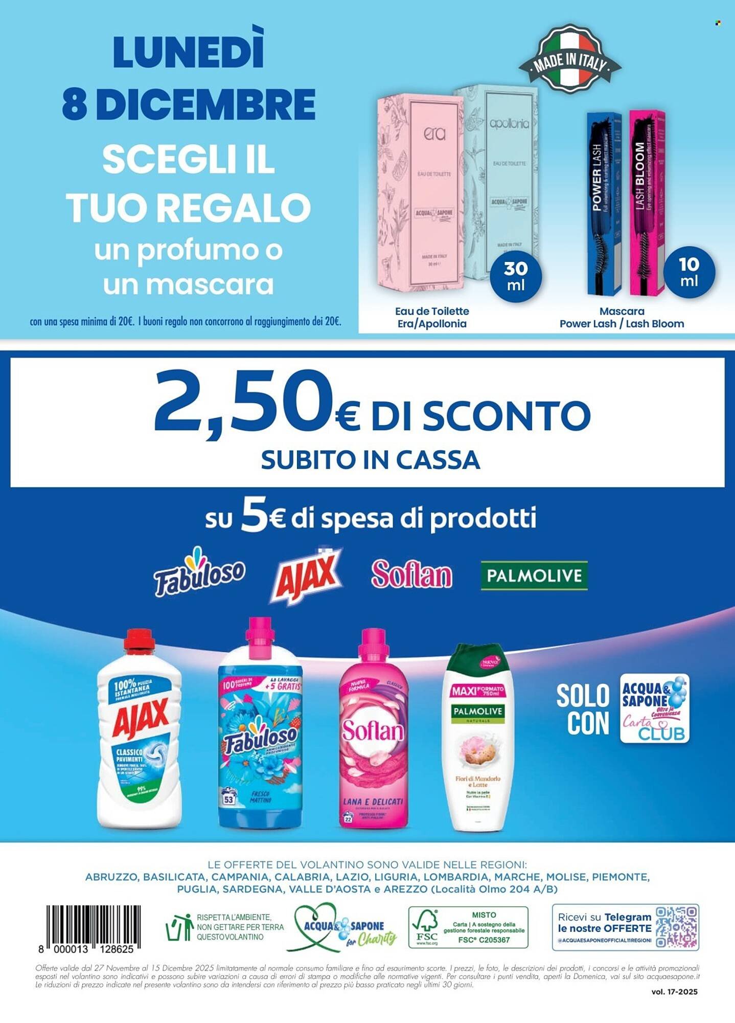 Volantino Acqua &amp; Sapone (2025-11-27 - 2025-12-15)