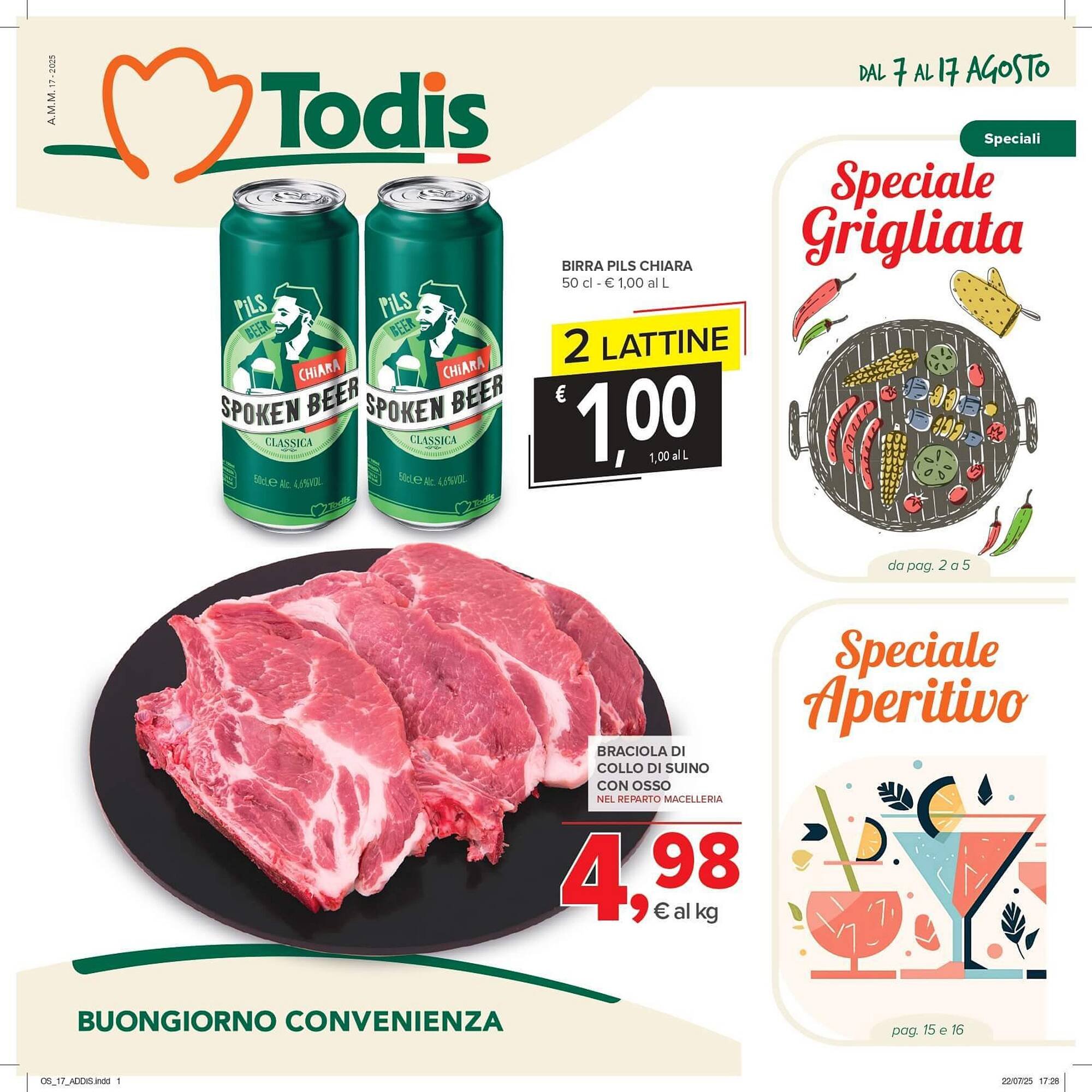 Volantino Todis (2025-08-07 - 2025-08-17)