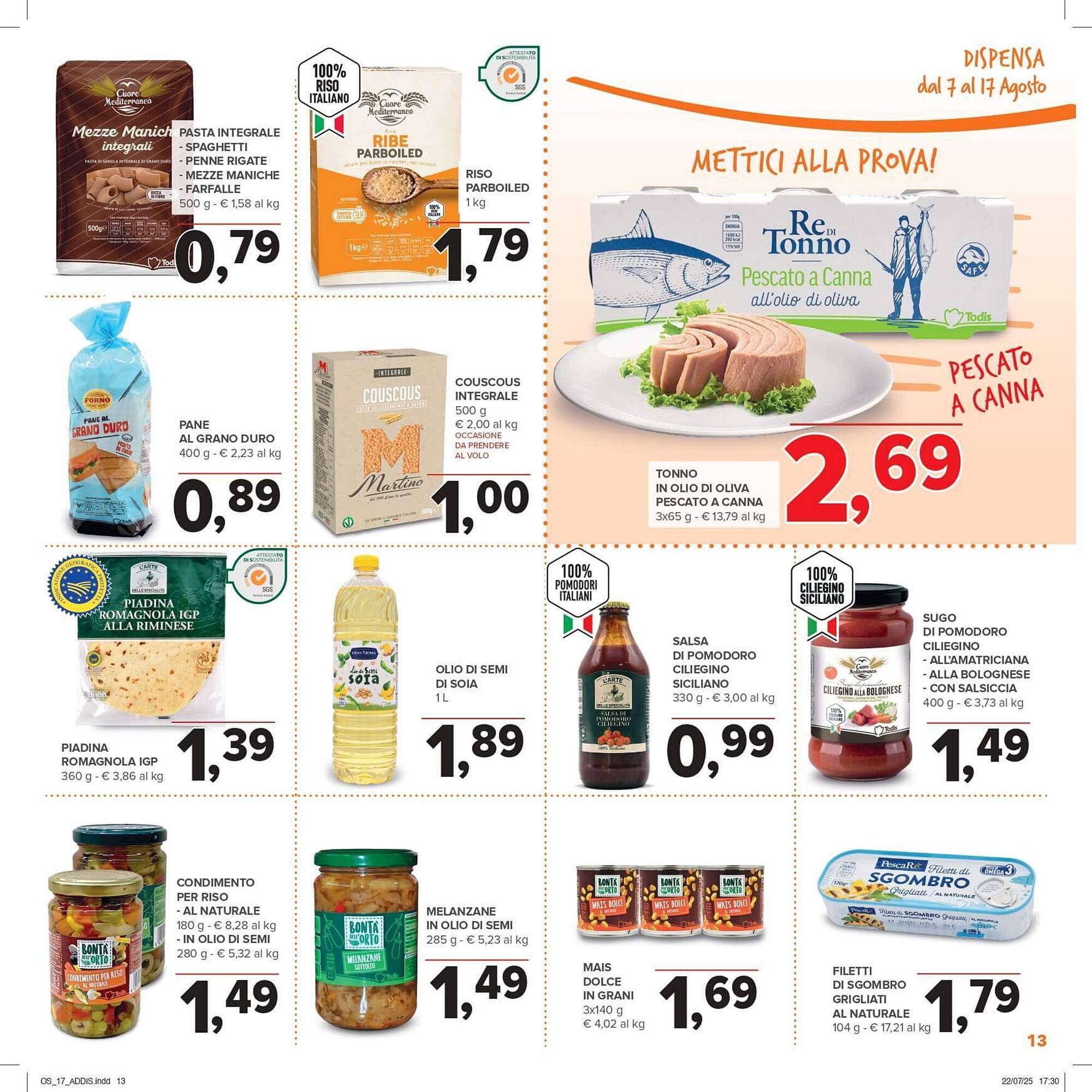 Volantino Todis (2025-08-07 - 2025-08-17)