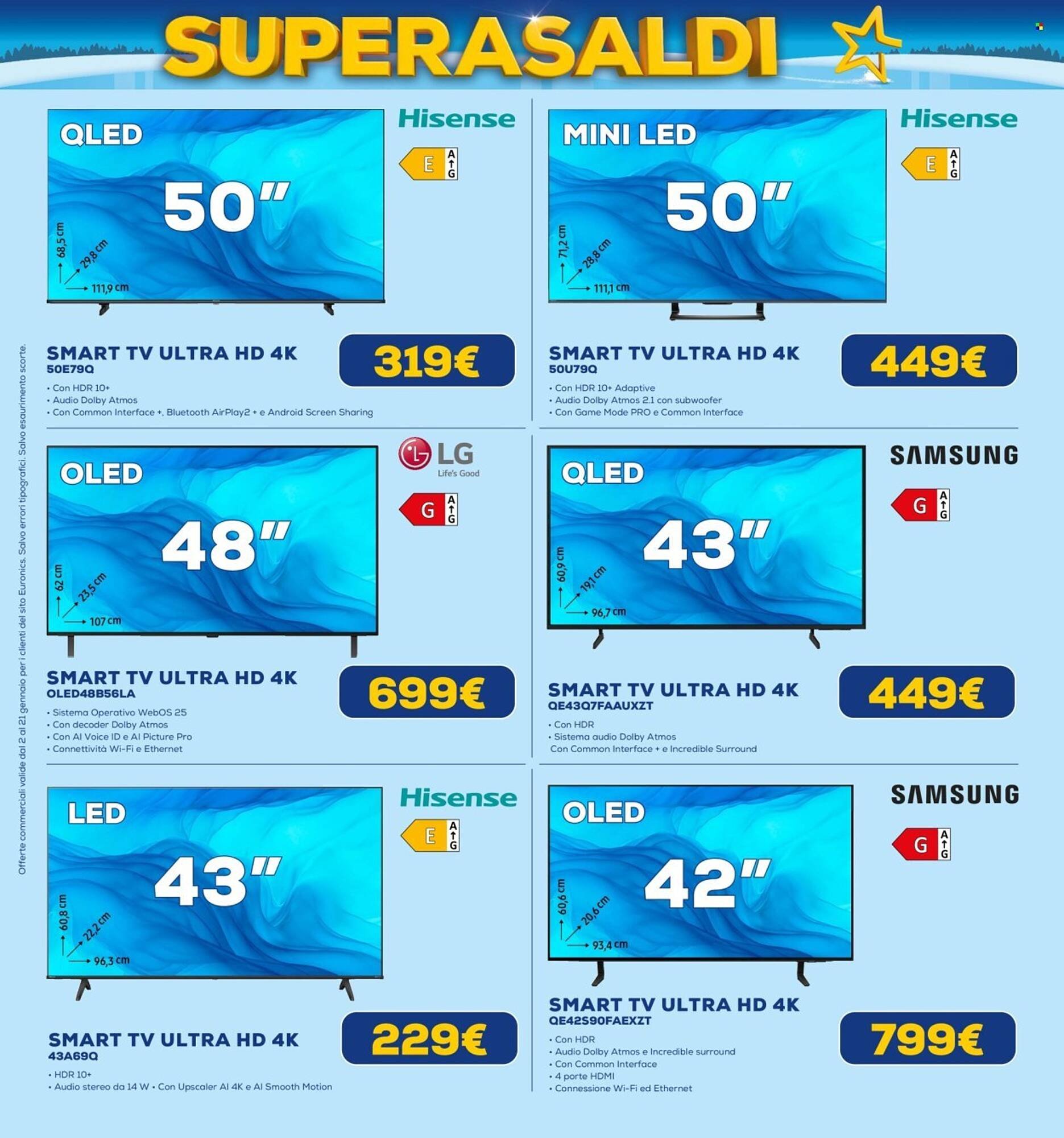 Volantino Euronics (2026-01-02 - 2026-01-21)