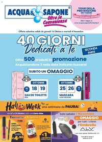 Volantino Acqua &amp; Sapone (2025-10-16 - 2025-11-04)