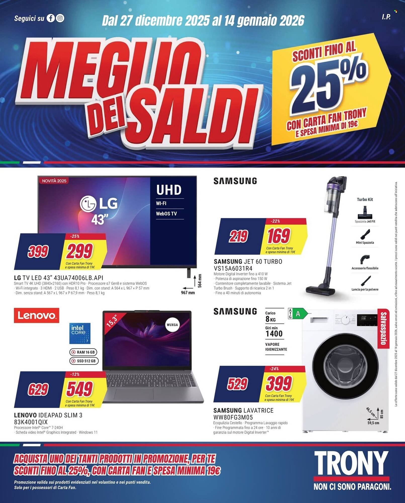 Volantino Trony (2025-12-27 - 2026-01-14)