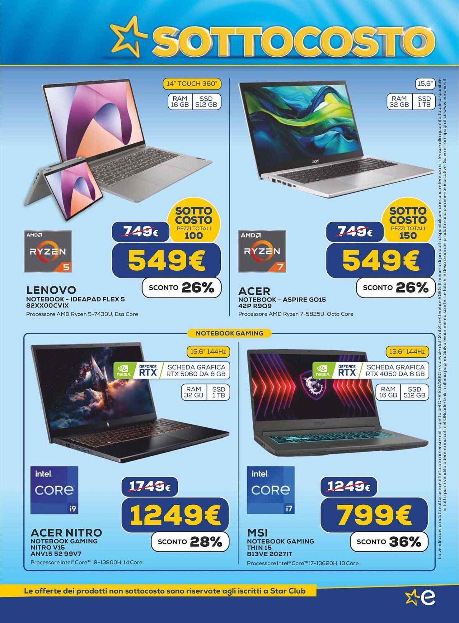 Volantino Euronics (2025-09-12 - 2025-09-24)