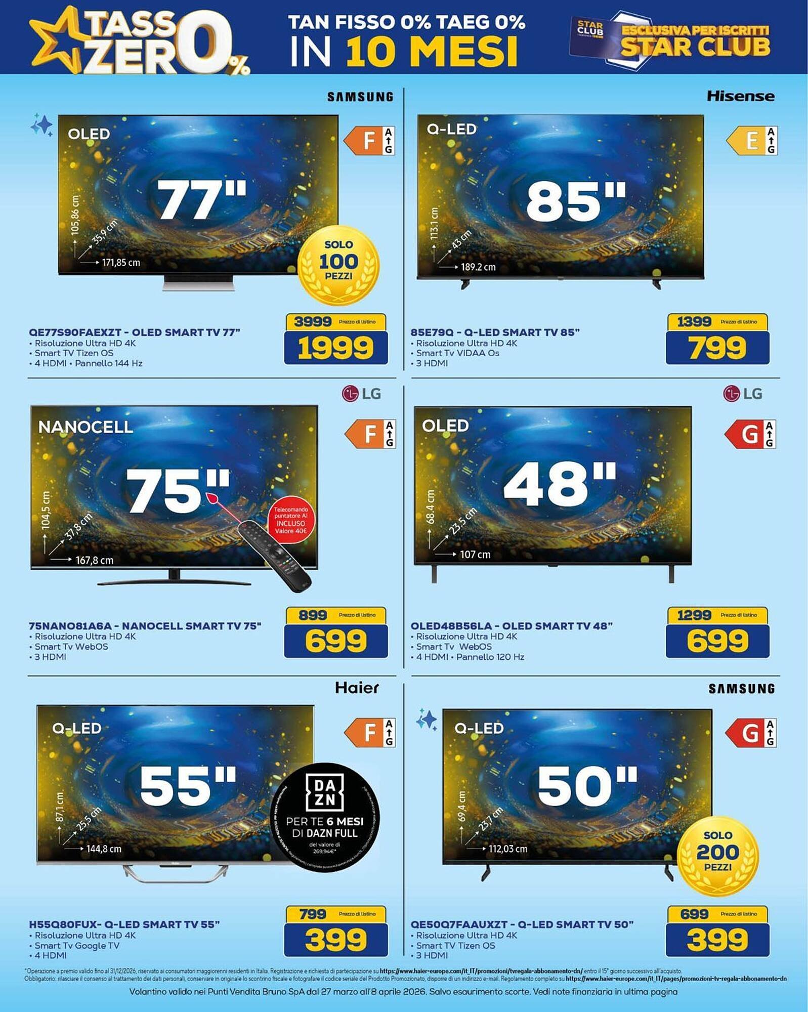 Volantino Euronics (2026-03-27 - 2026-04-08)