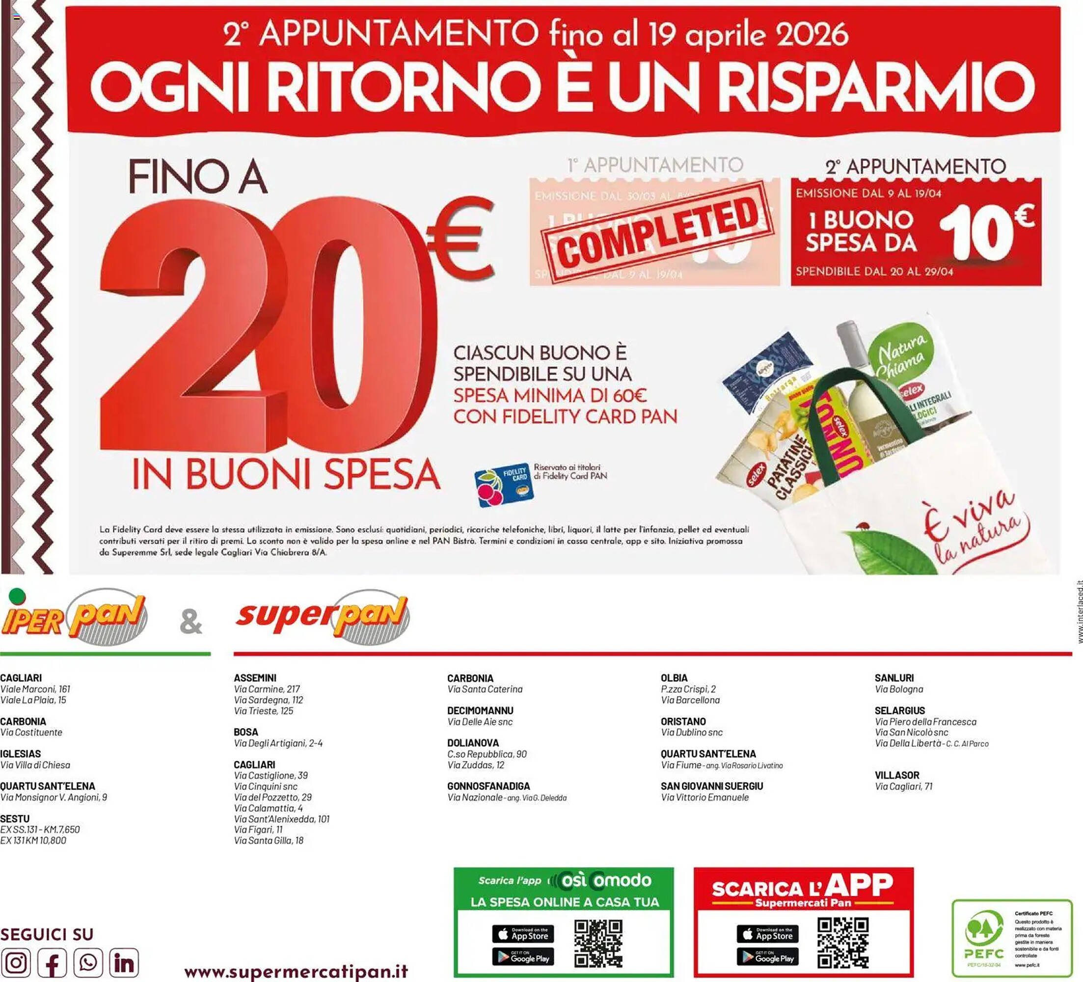 Volantino Pan (2026-04-09 - 2026-04-19)